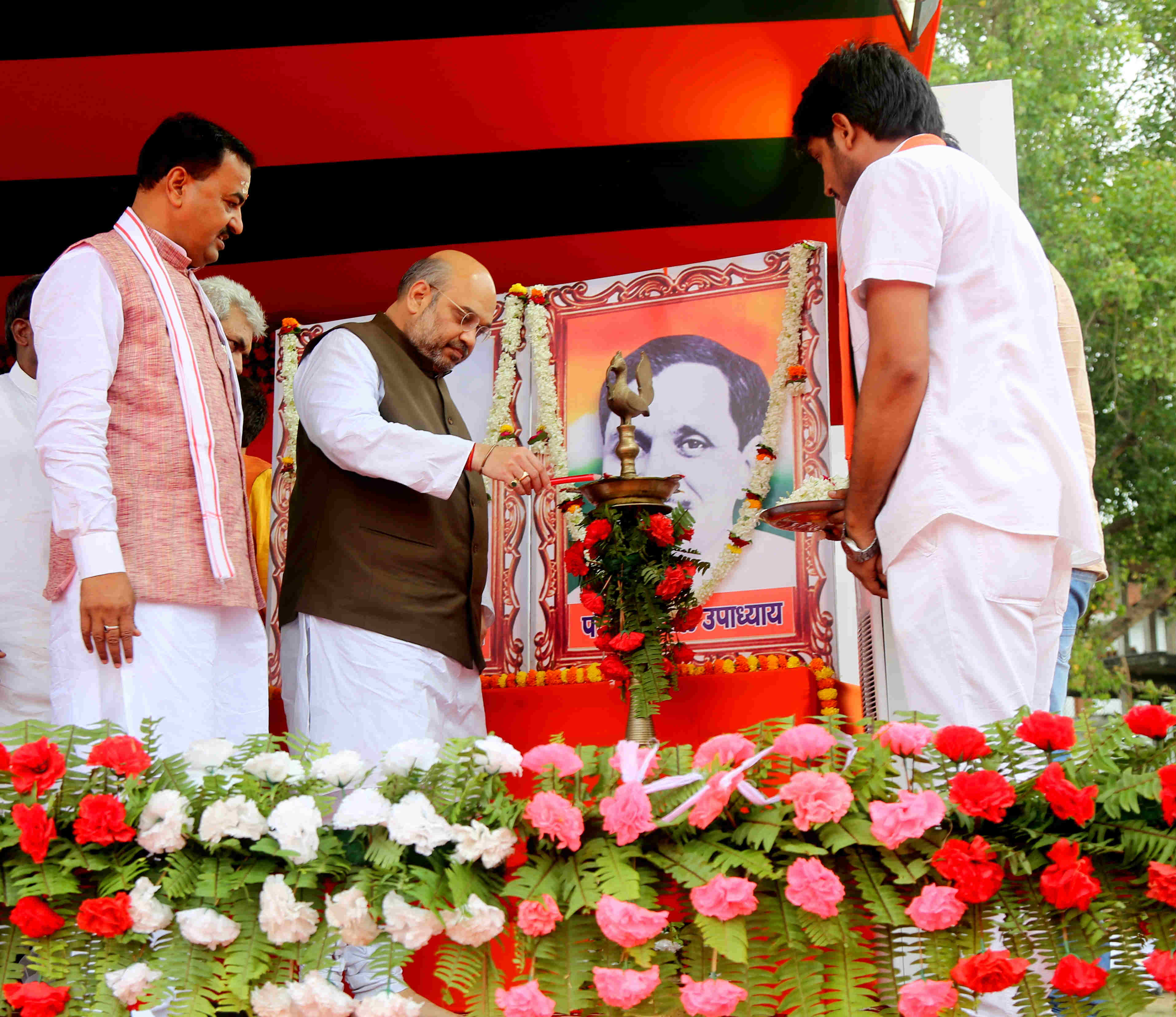 BJP National President, Shri Amit Shah addressing "Kaashi Kshetra Booth Sammelan" at T.D. College Ground, Jaunpur (Uttar Pradesh) on July 02, 2016