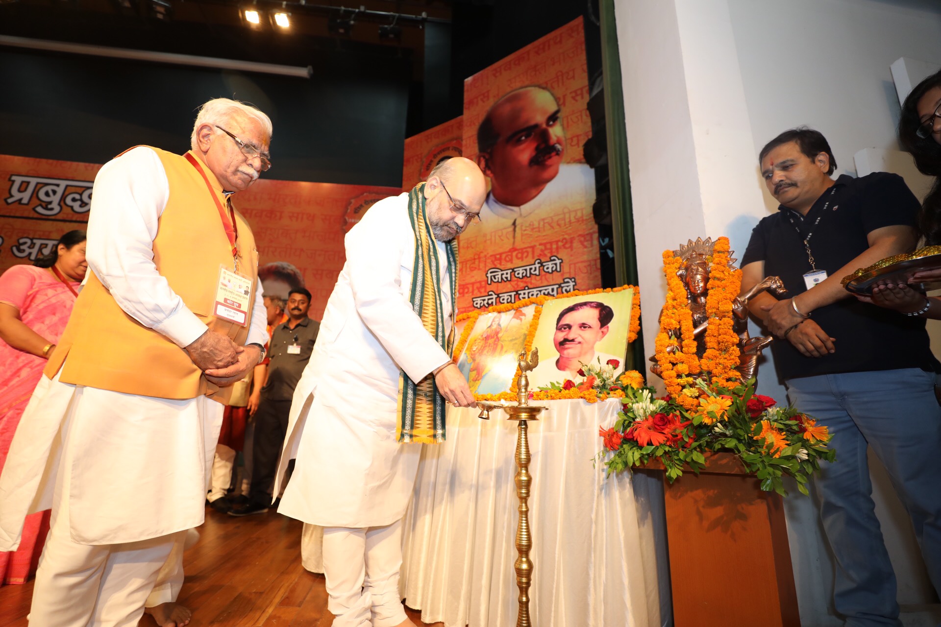 BJP National President, Shri Amit Shah addressing meeting of intellectuals and eminent citizens in Rohtak (Haryana)