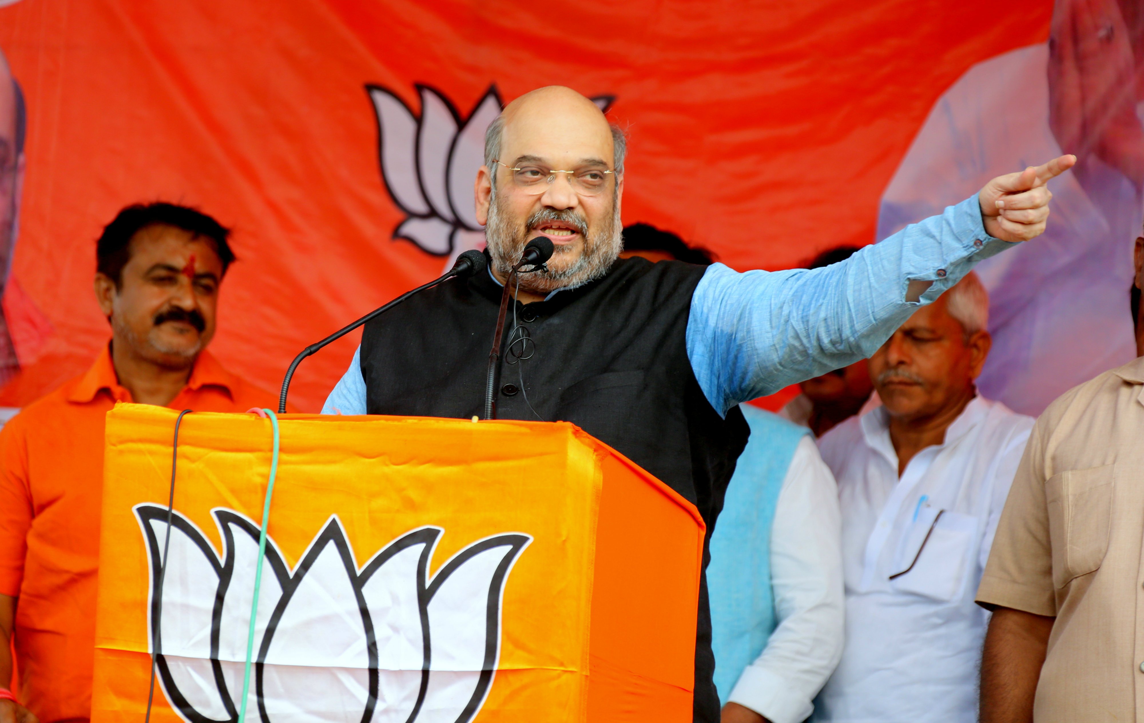 BJP National President, Shri Amit Shah addressing public meeting at Gandhi Maidan, Maner (Bihar) on October 20, 2015