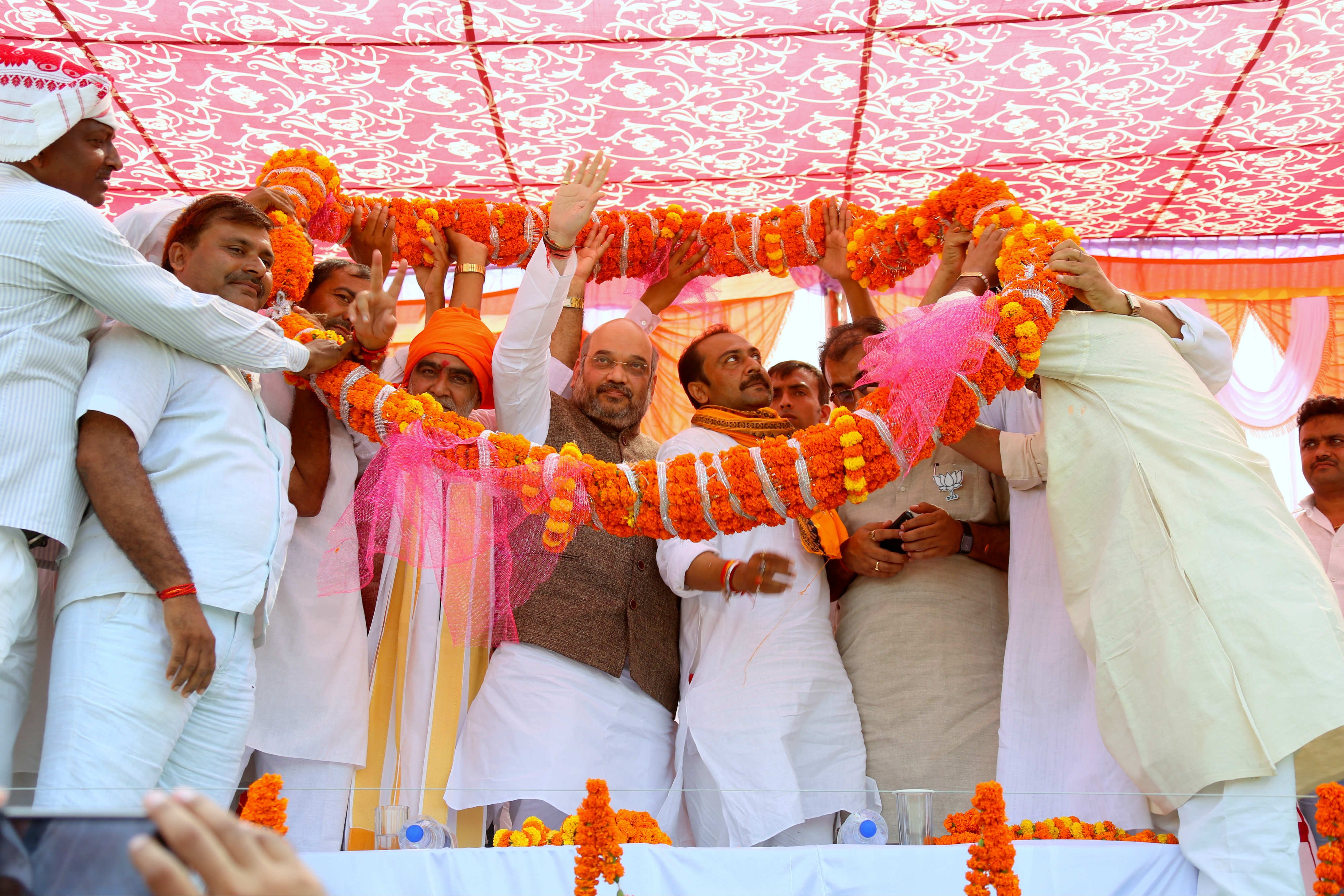 BJP National President, Shri Amit Shah addressing public meeting at High School Ground, Simri, Brahampur (Bihar) on October 19, 2015