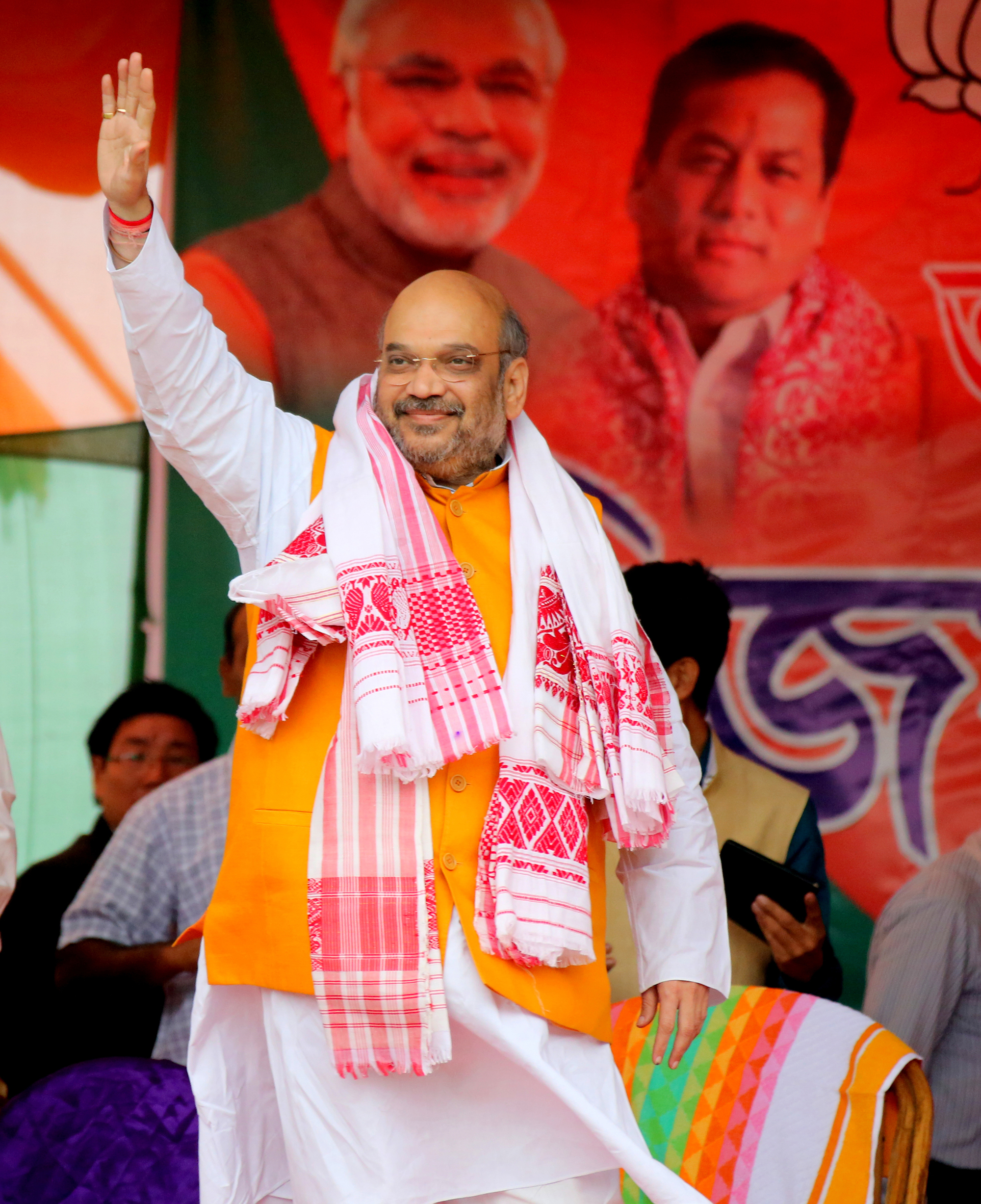 BJP National President, Shri Amit Shah addressing public meeting at Naoboicha, Assam on March 28, 2016