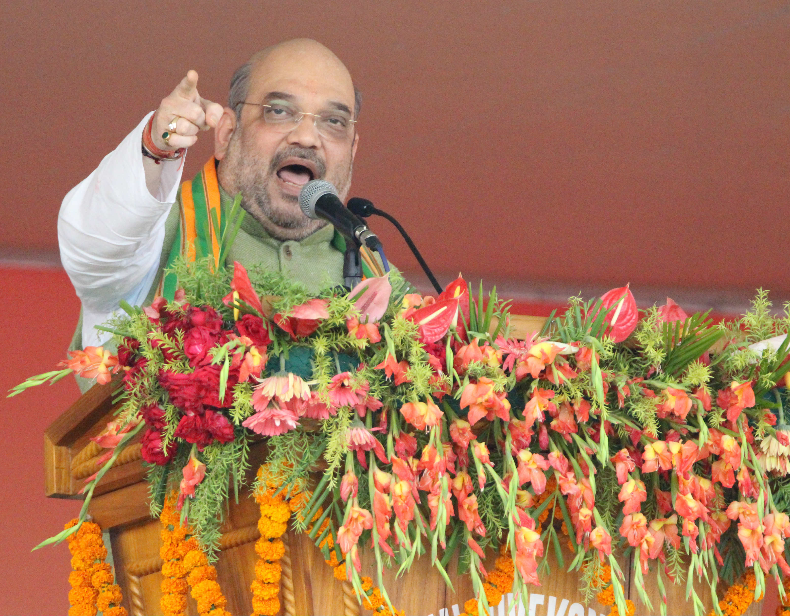 BJP National President, Shri Amit Shah addressing public meeting at Vivekanand ground Agartala, Tripura on April 27, 2015