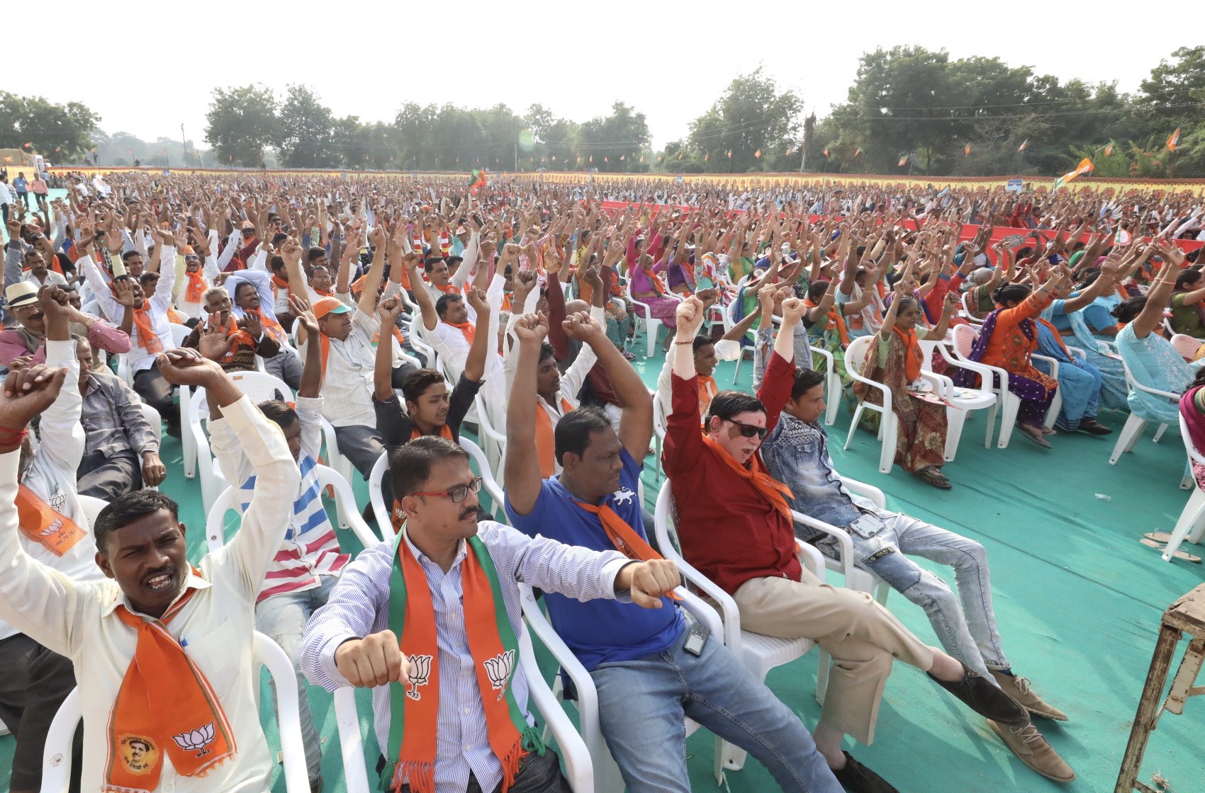 BJP National President, Shri Amit Shah addressing public meeting in Anklav (Gujarat)