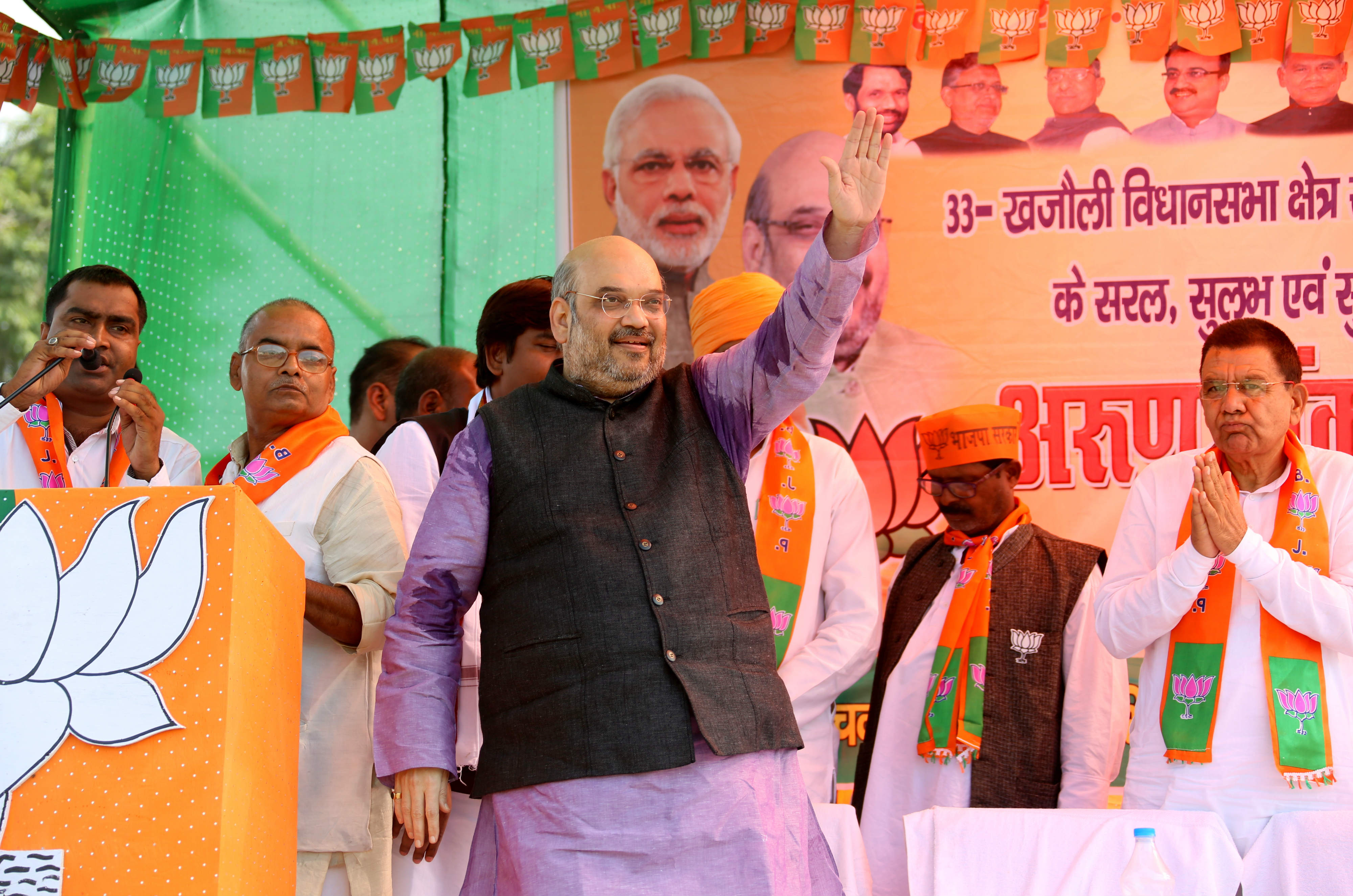 BJP National President, Shri Amit Shah addressing public meetings in Bihar on October 30, 2015