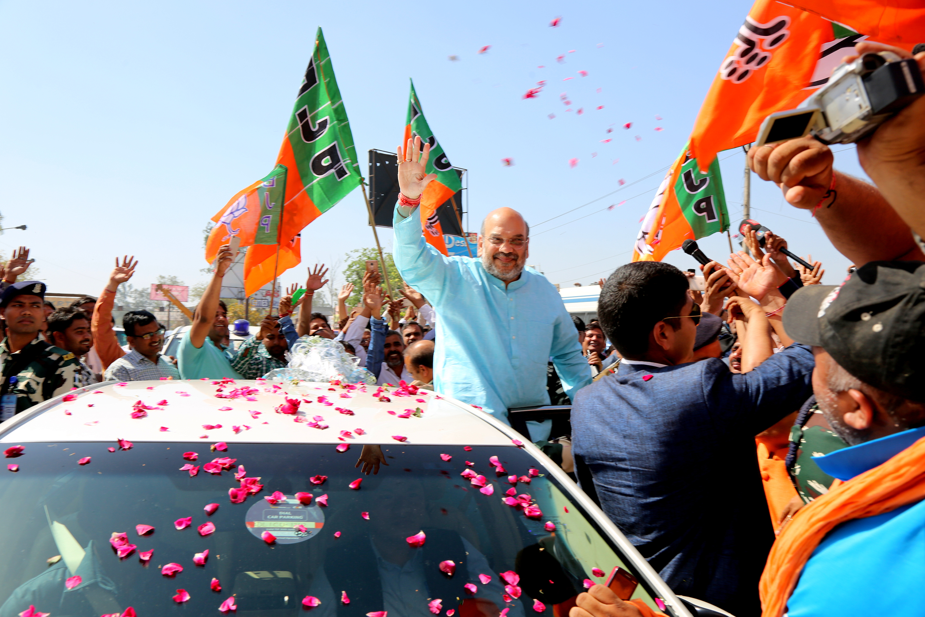 BJP National President, Shri Amit Shah addressing the concluding session of 3 days State Level Training Camp of Pandit Deen Dayal Upadhyay Karya Vistar Yojana in Kurukshetra, Haryana on March on March 26, 2017