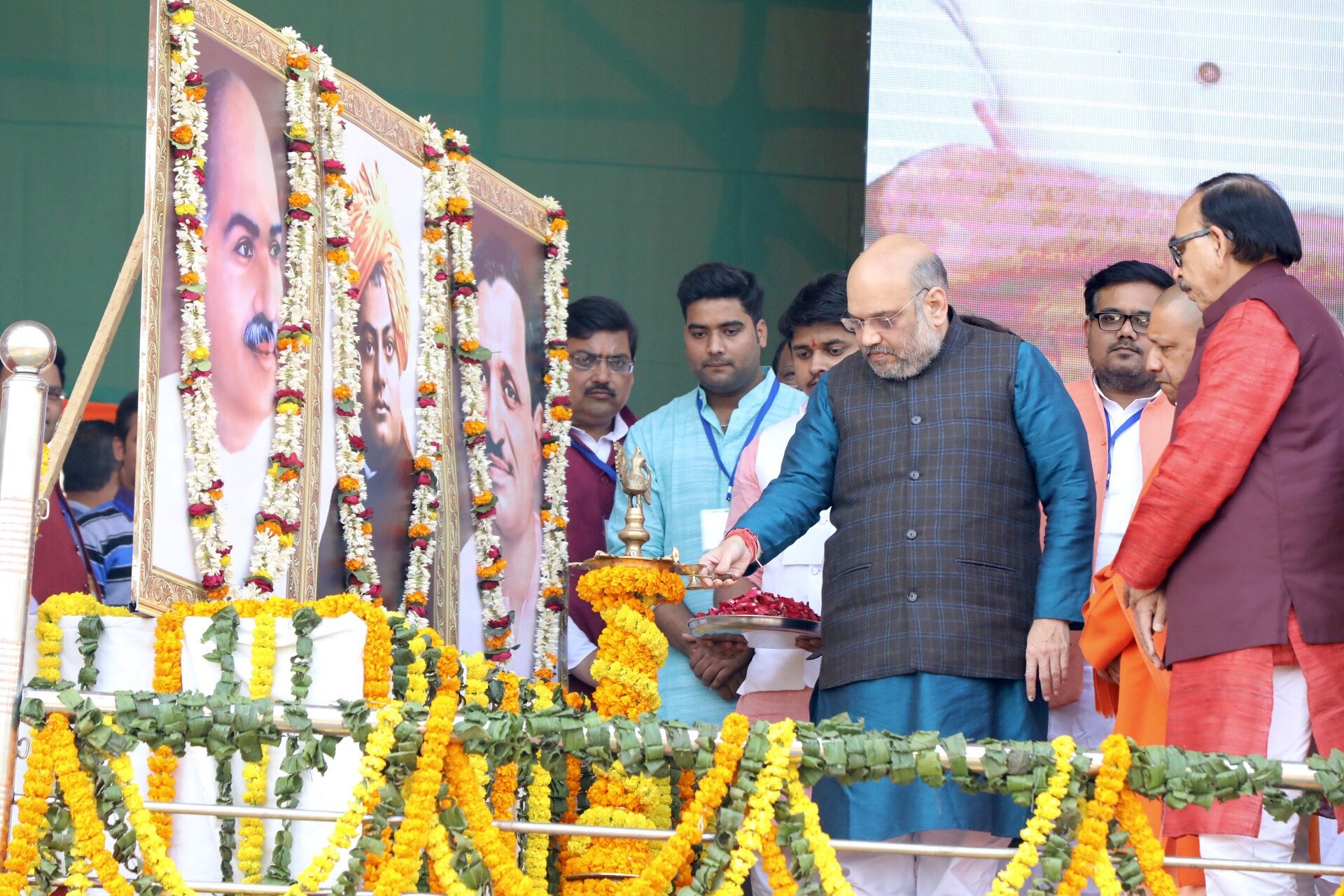 BJP National President, Shri Amit Shah addressing “Yuva Udghosh” in Varanasi Uttar Pradesh.