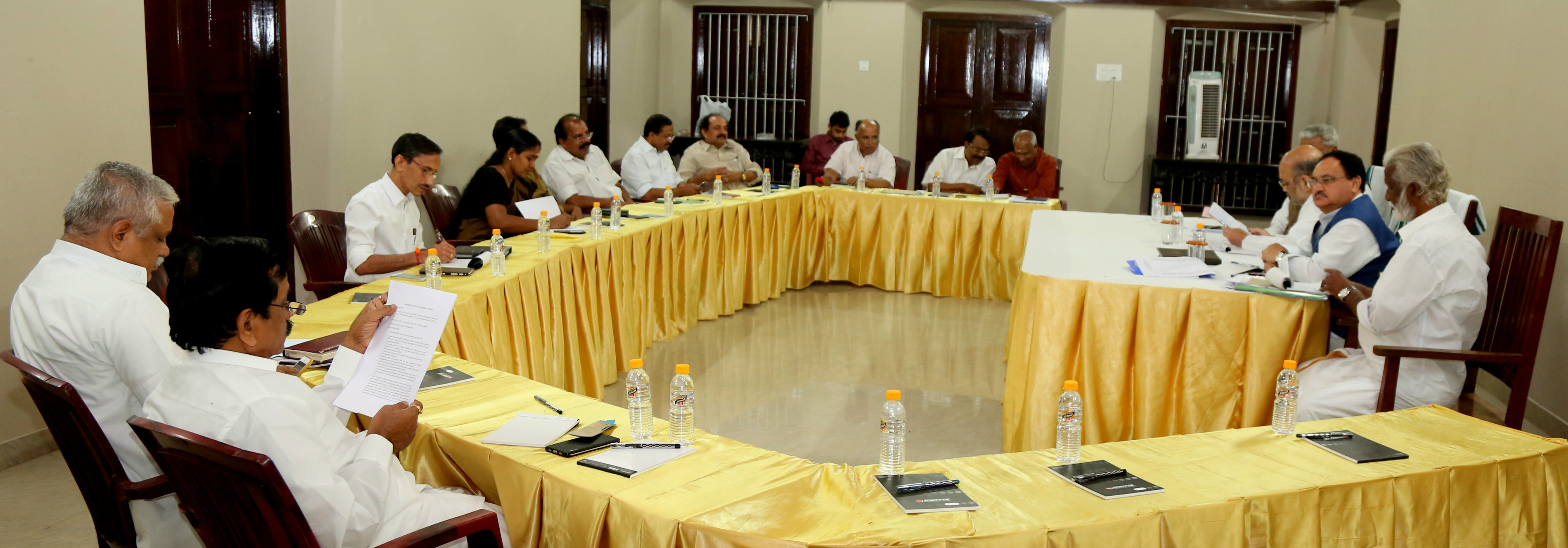 BJP National President, Shri Amit Shah chaired Kerala state BJP core committee meeting in Aluva, Ernakulam,  Kerala on February 04, 2016