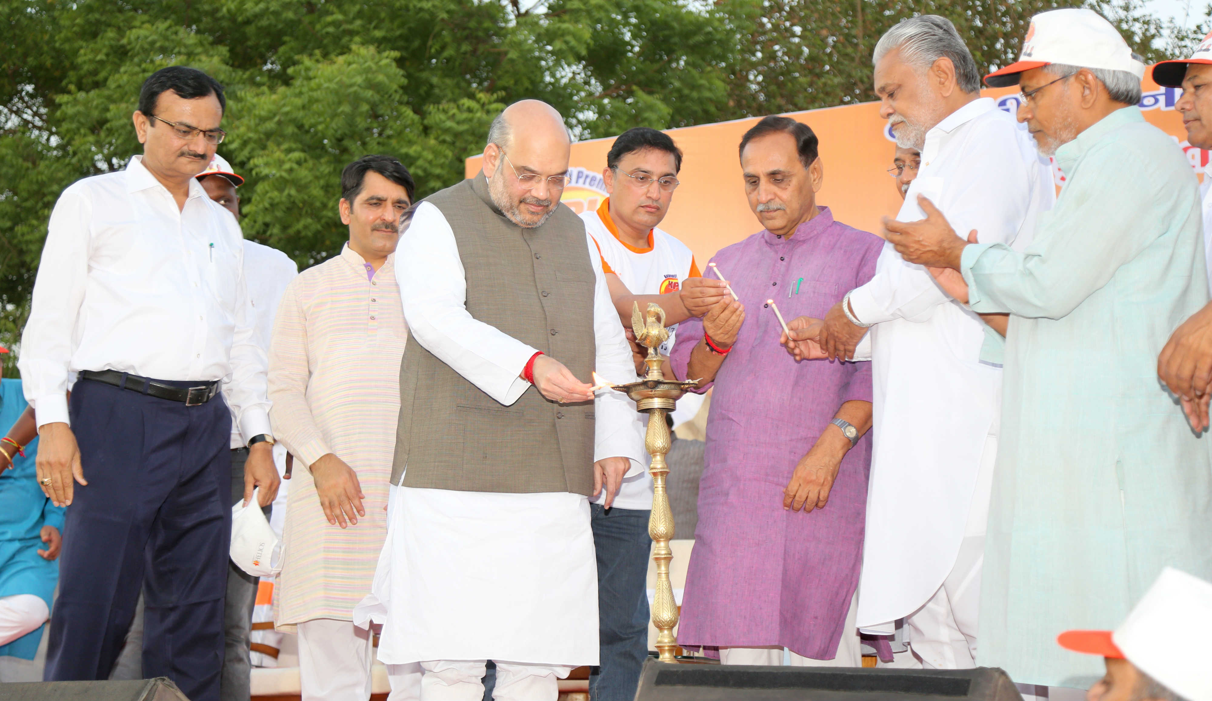 BJP National President, Shri Amit Shah inaugurated Karnavati Premier League (KPL) at Naranpura, Ahmedabad (Gujarat) on May 15, 2016