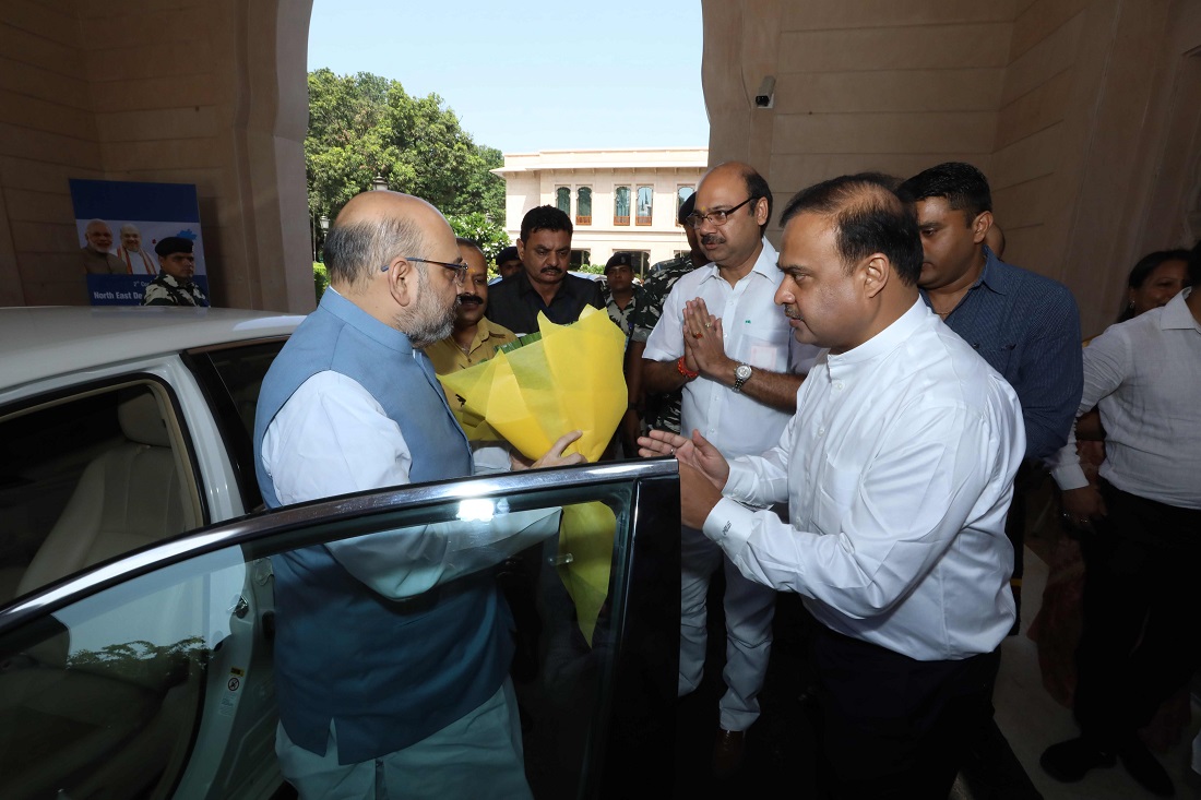 BJP National President, Shri Amit Shah inaugurating 2nd conclave of North East Democratic Alliance (NEDA) at Maharashtra Sadan, K.G. Marg, New Delhi