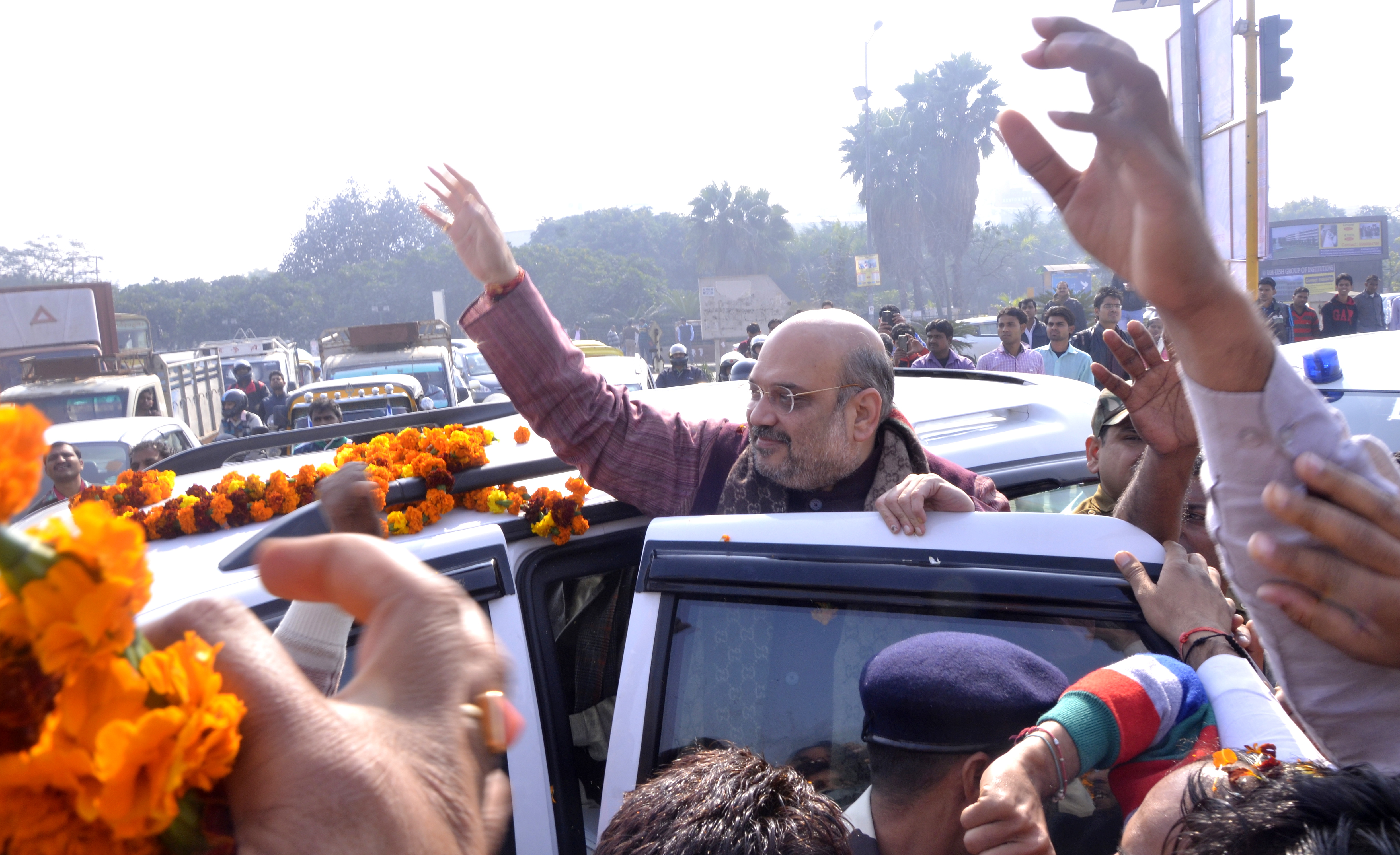 BJP National President, Shri Amit Shah inaugurating Kisan Morcha National Executive at YMCA Complex Greater Noida(UP) on January 11, 2016