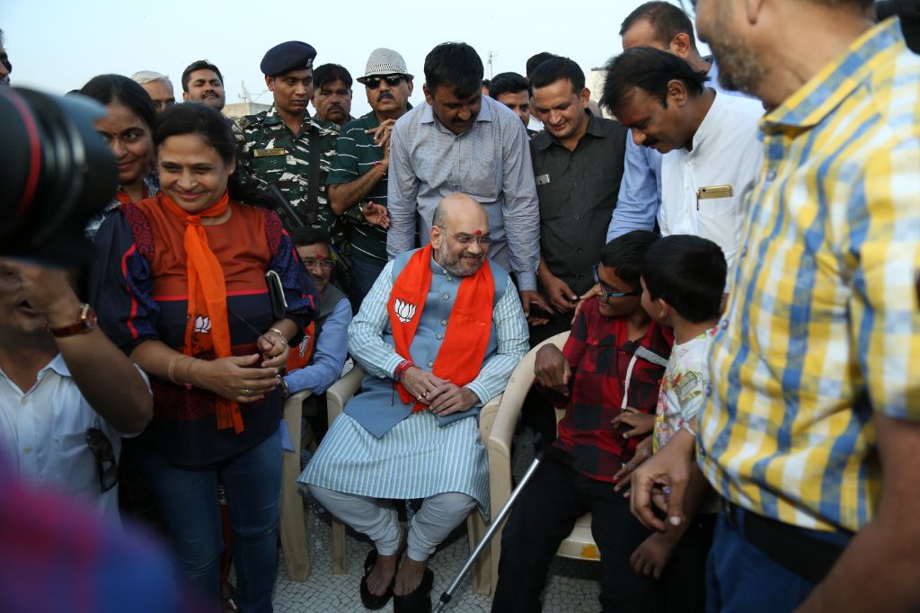 BJP National President Shri Amit Shah joined Uttarayan celebration in Ahmedabad, Gujarat.