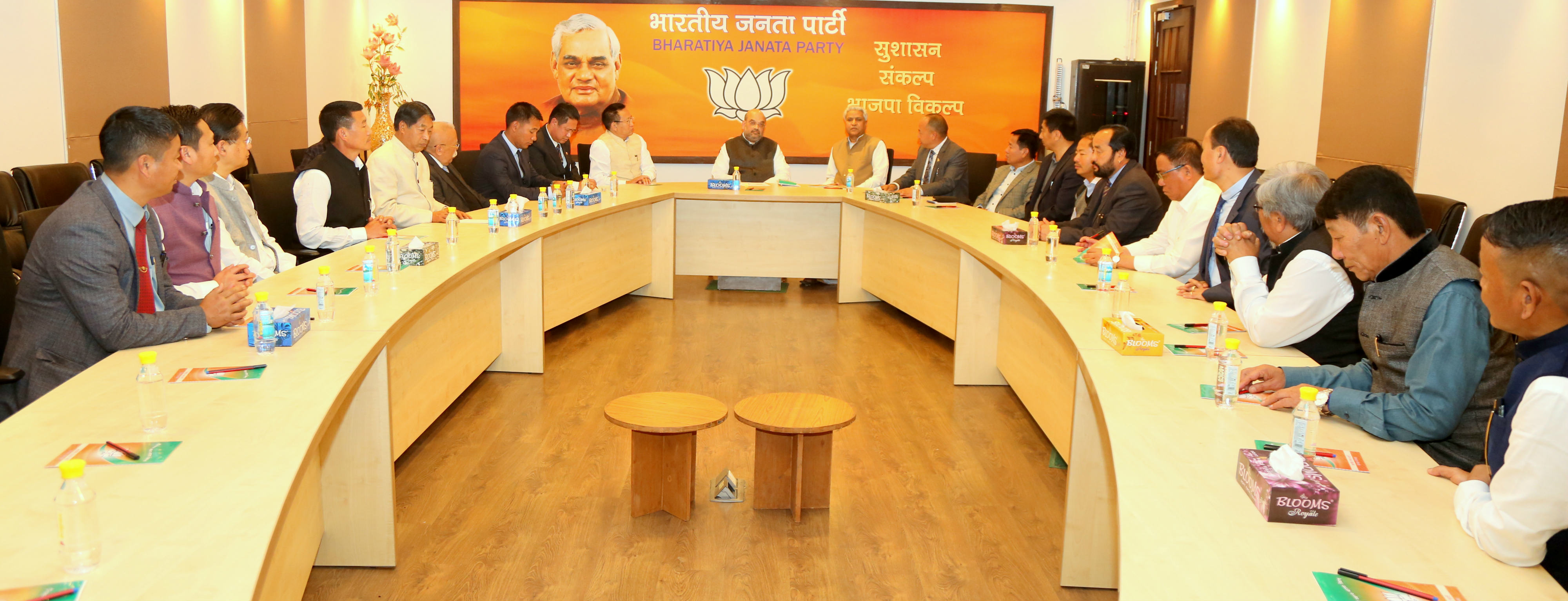 BJP National President, Shri Amit Shah met with a delegation from Nagaland led by Hon. CM of Nagaland Shri T. R. Zeliang on February 16, 2016