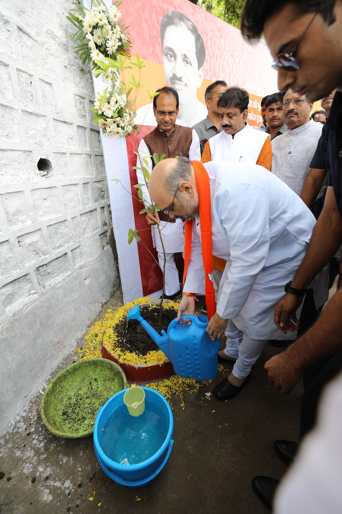 BJP National President, Shri Amit Shah unveiled Pandit Deendayal Upadhyaya ji's statue in Bhopal Madhya Pradesh on 18 August 2017