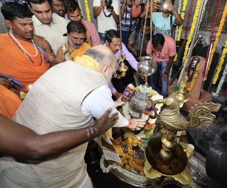 Photographs : BJP National President, Shri Amit Shah visited Aiykya Sthala Kudala Sangama (Karnataka)