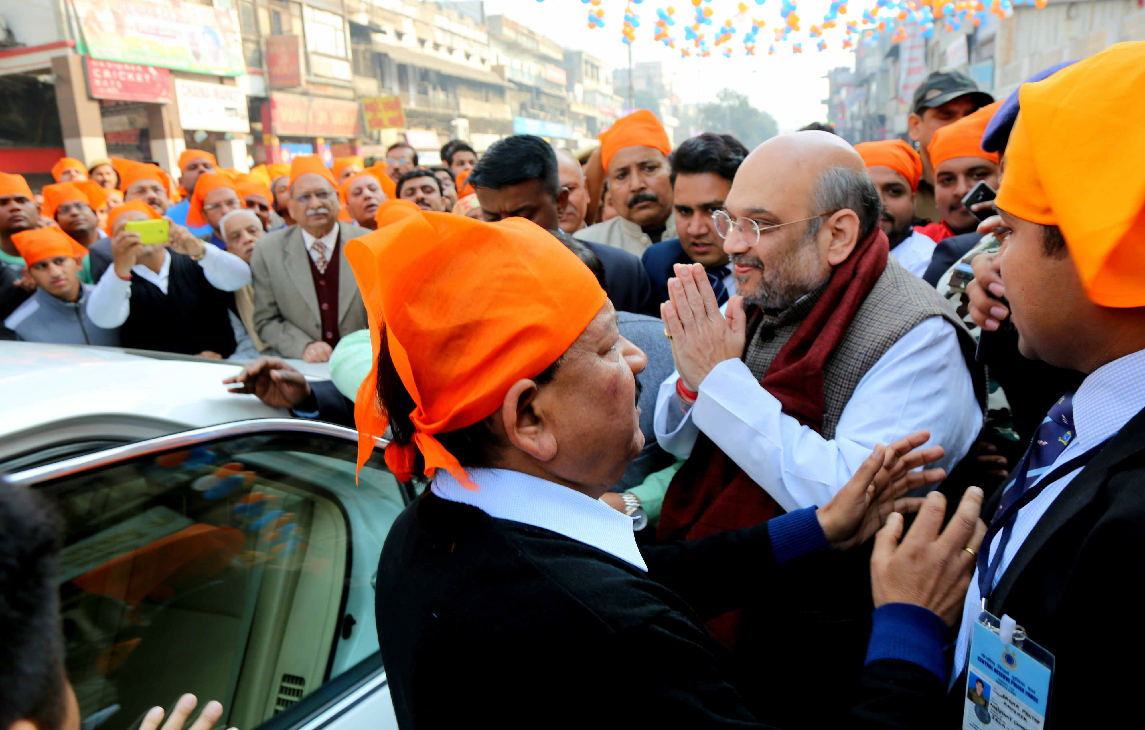 BJP National President, Shri Amit Shah visited Gurdwara Sis Ganj Sahib on the holy occasion of 350th Prakash Utsav of Sh Guru Gobind Singh at Chandni Chowk, Delhi on January 05, 2017