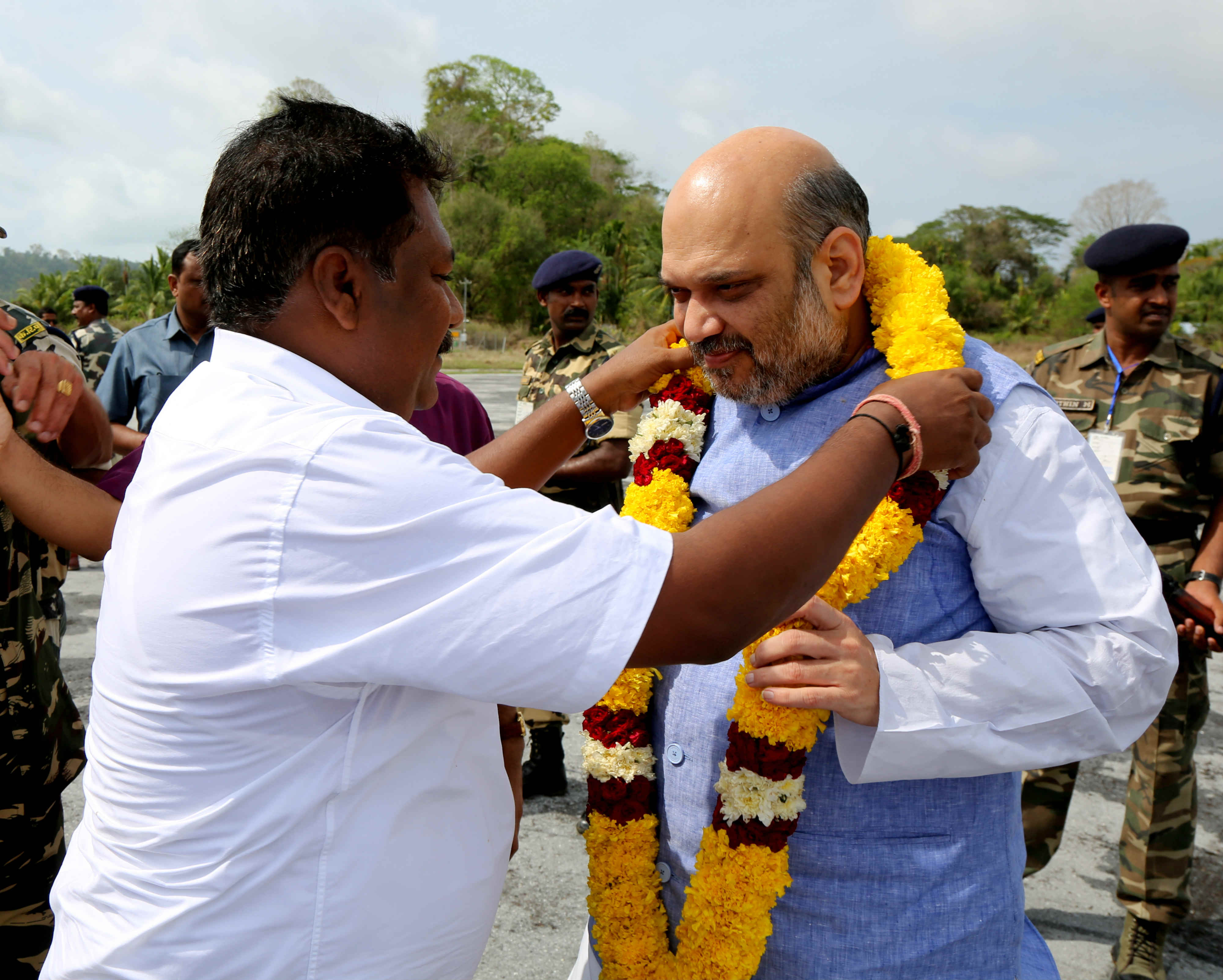 BJP National President, Shri Amit Shah visited Havelock Island & interacted with the karyakartas of Havelock Island (Andaman & Nicobar) on May 29, 2016