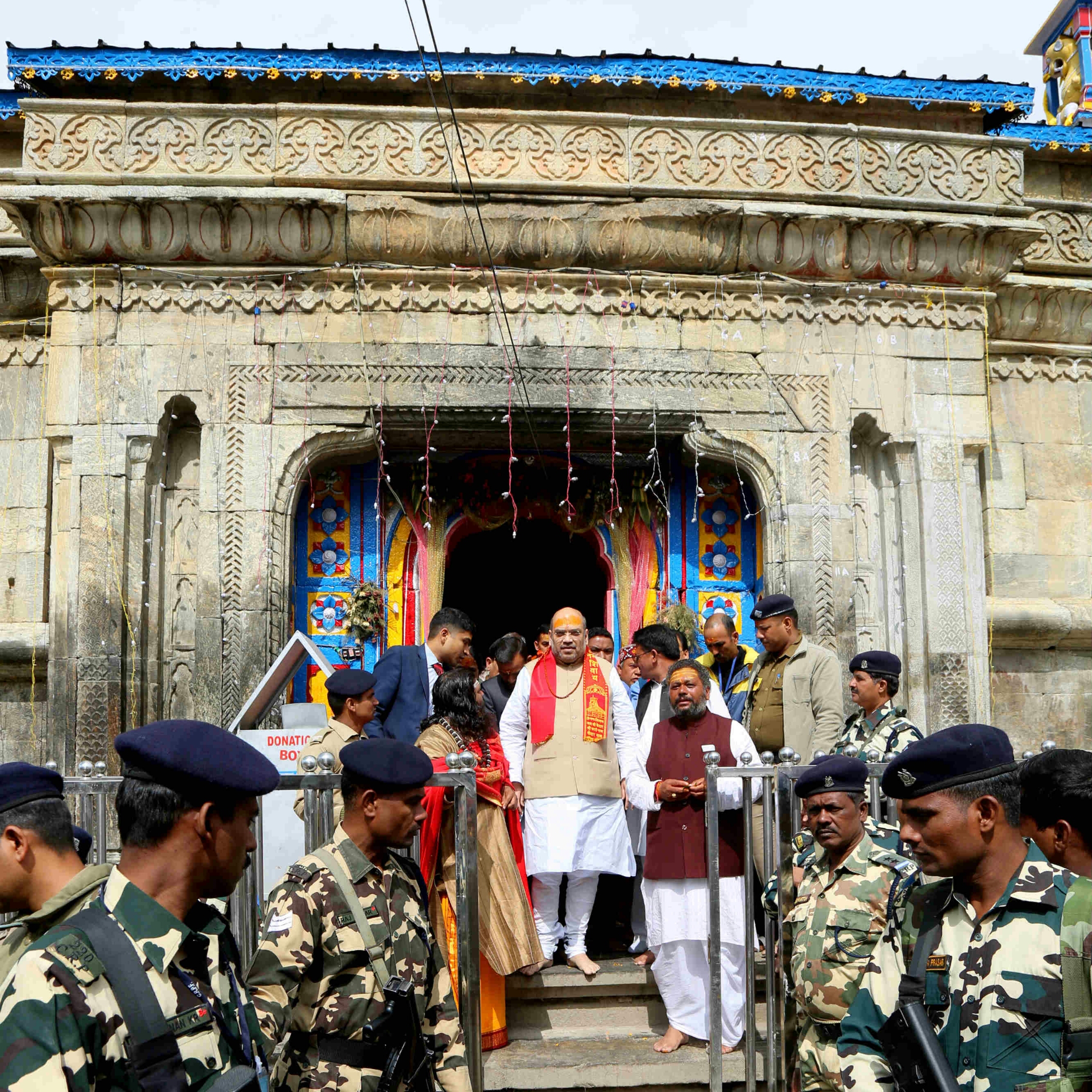 BJP National President, Shri Amit Shah visited Kedarnath Jyotirlinga on June 25, 2016