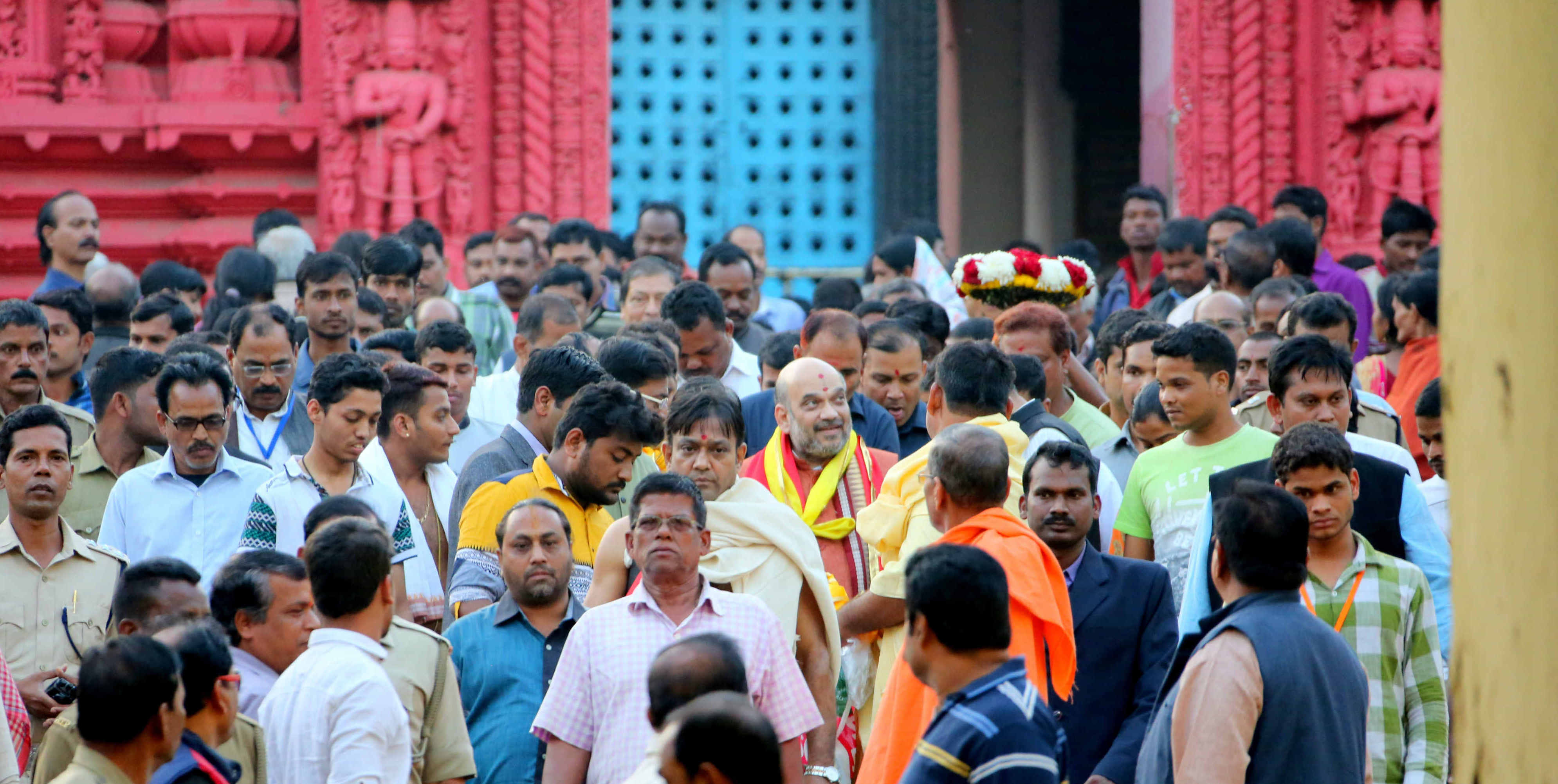 BJP National President Shri Amit Shah visited Lord Jagannath in Puri, Odisha on January 20, 2017