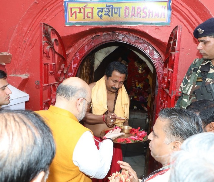 BJP National President Shri Amit Shah visited Maa Tripura Sundari Temple in Udaipur (Tripura).