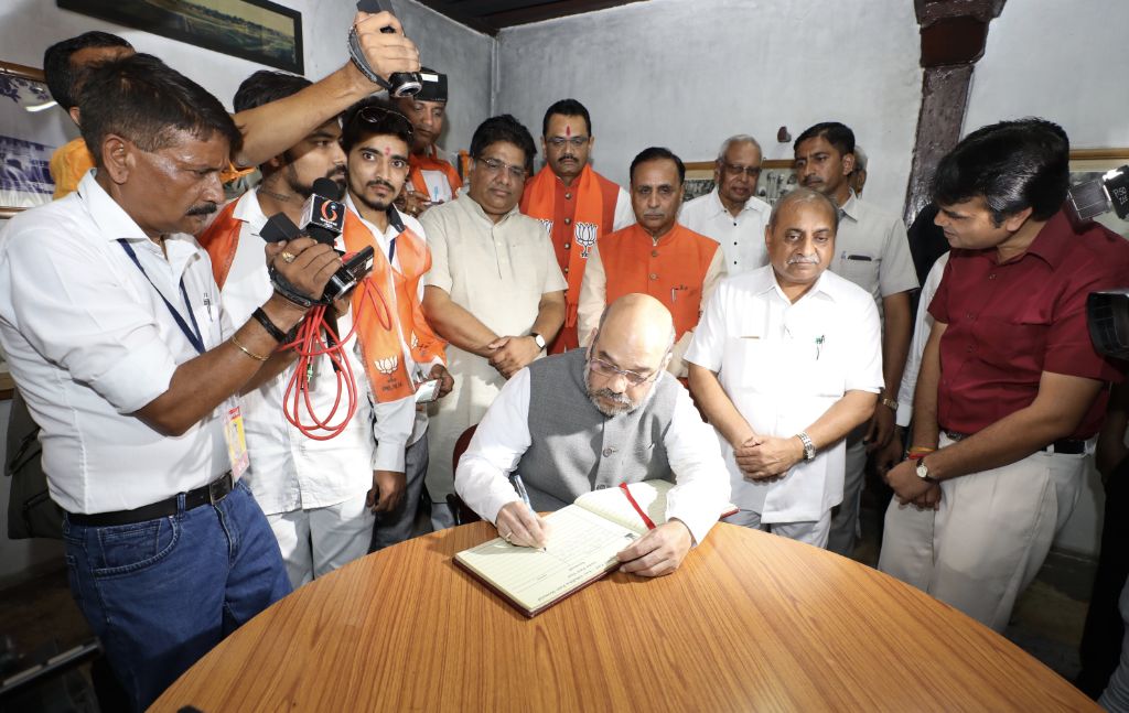  BJP National President Shri Amit Shah visited Sardar Vallabhbhai Patel's house in Karamsad, Gujarat.