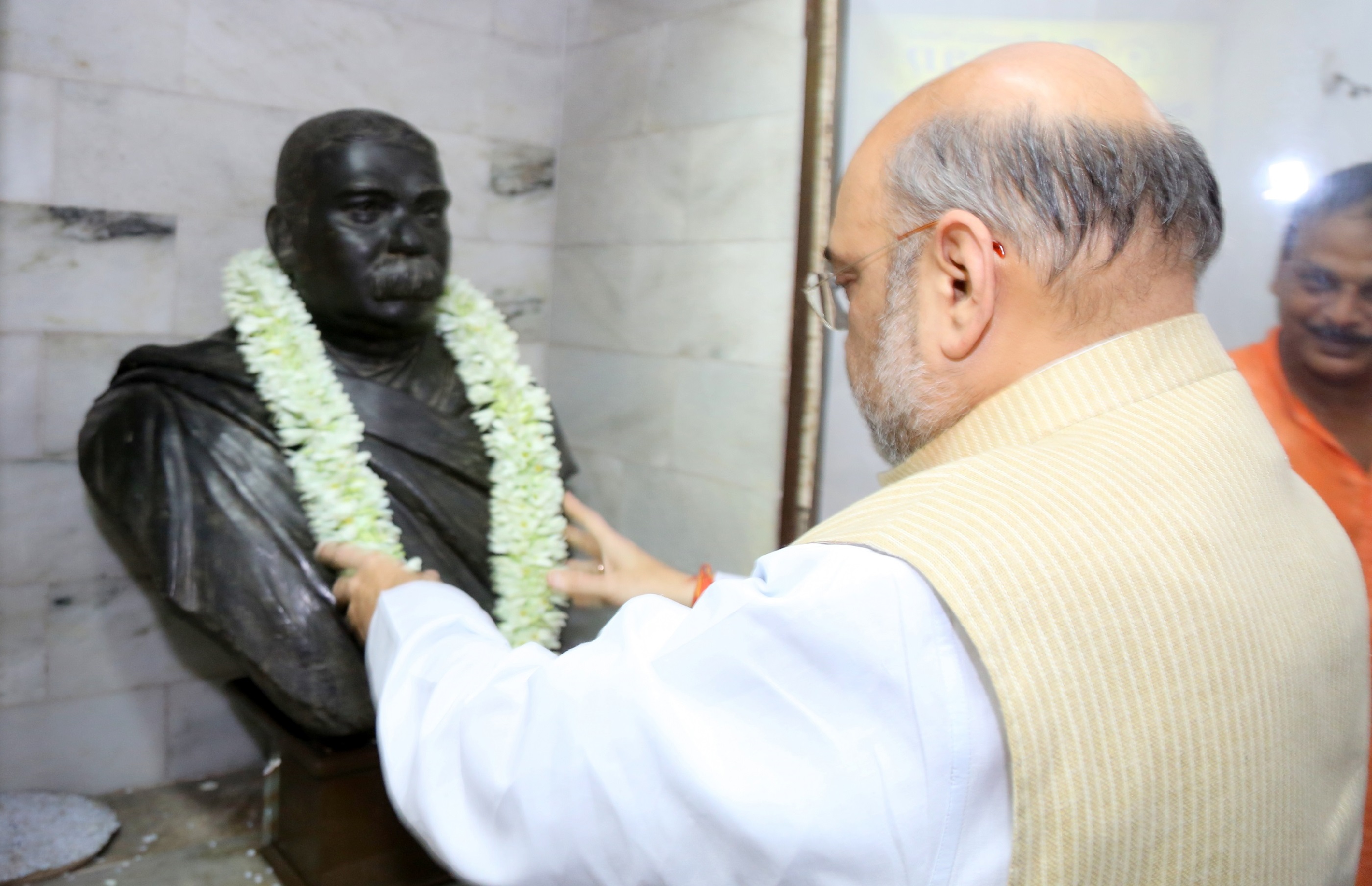 BJP National President, Shri Amit Shah visiting Dr. Shyama Prasad Mookerjee's residence in Kolkata on April 27, 2017