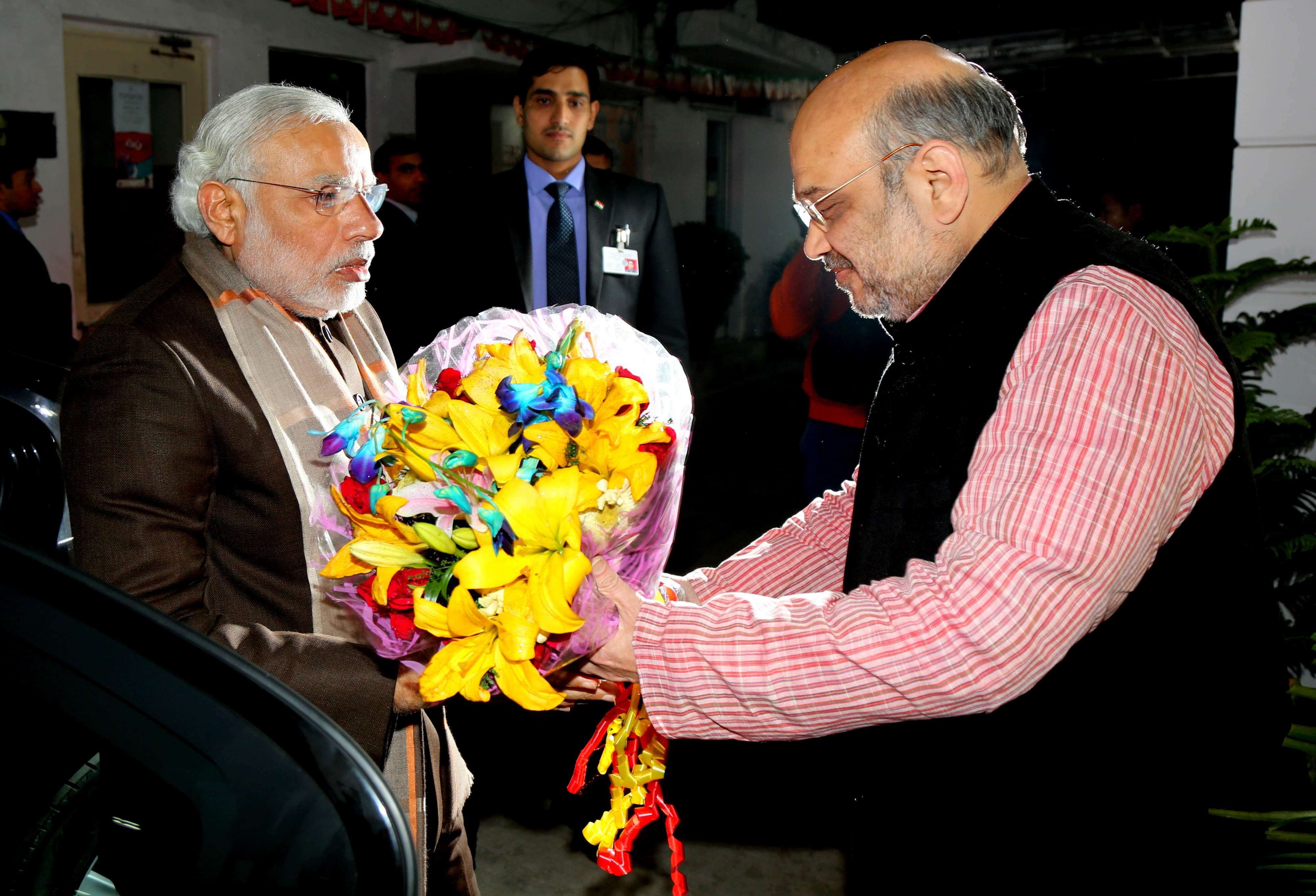 BJP Parliamentary Board meeting at 11, Ashoka Road, New Delhi on January 28, 2016