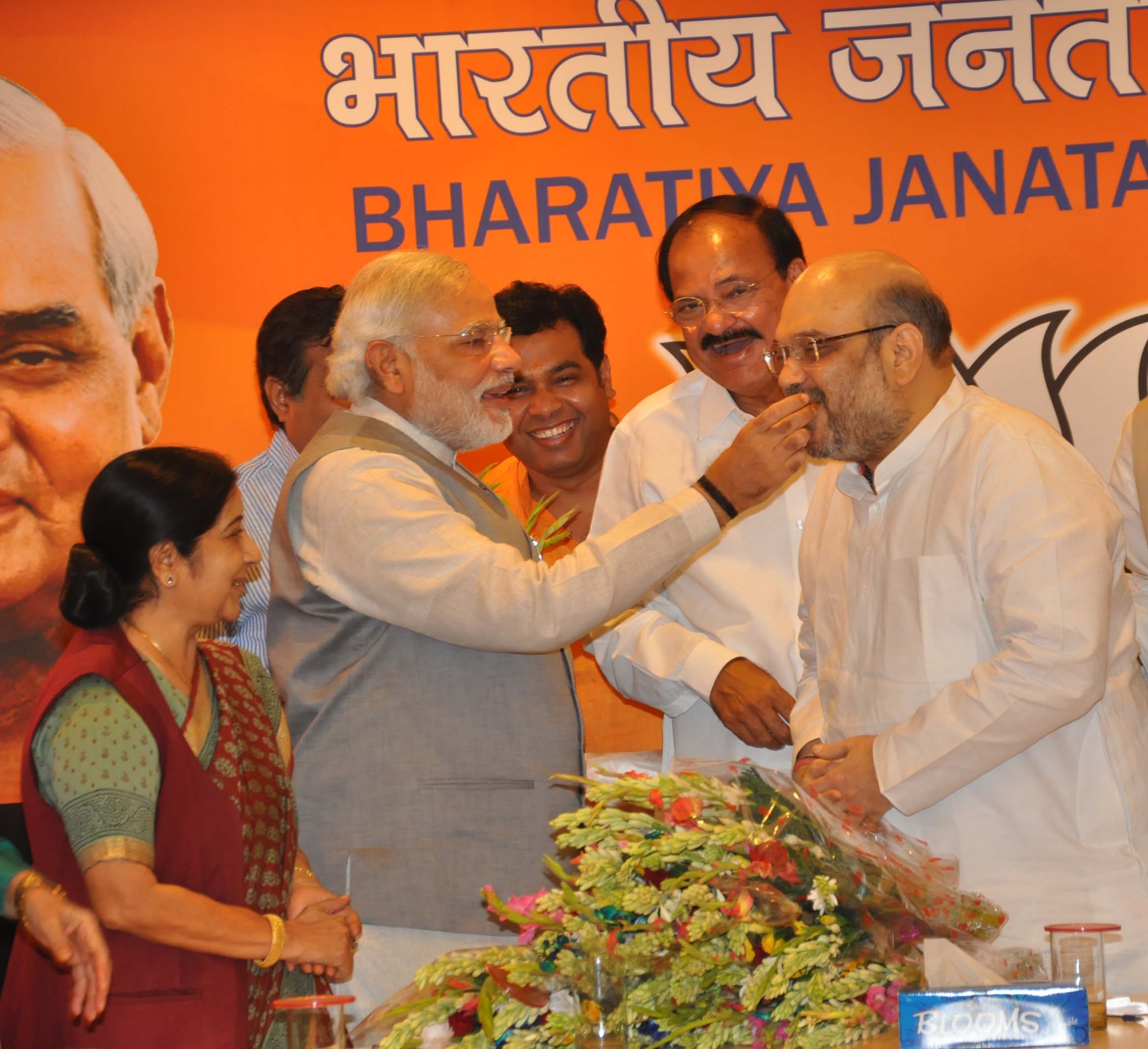 BJP Parliamentary Board Meeting at 11, Ashoka Road, New Delhi on July 9, 2014