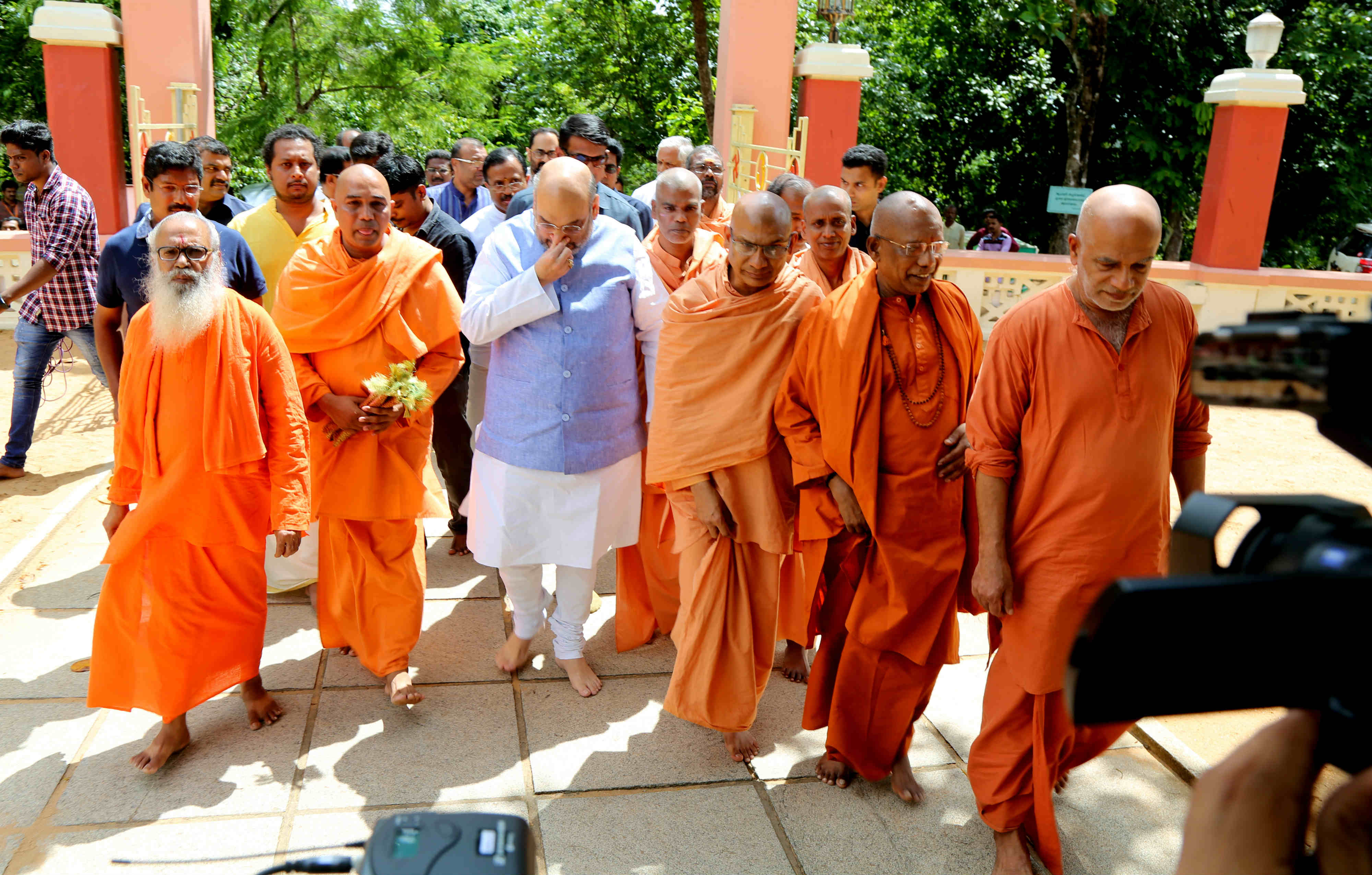 BJP President Shri Amit Shah visited Sivagiri Mutt, Kerala on June 23, 2016