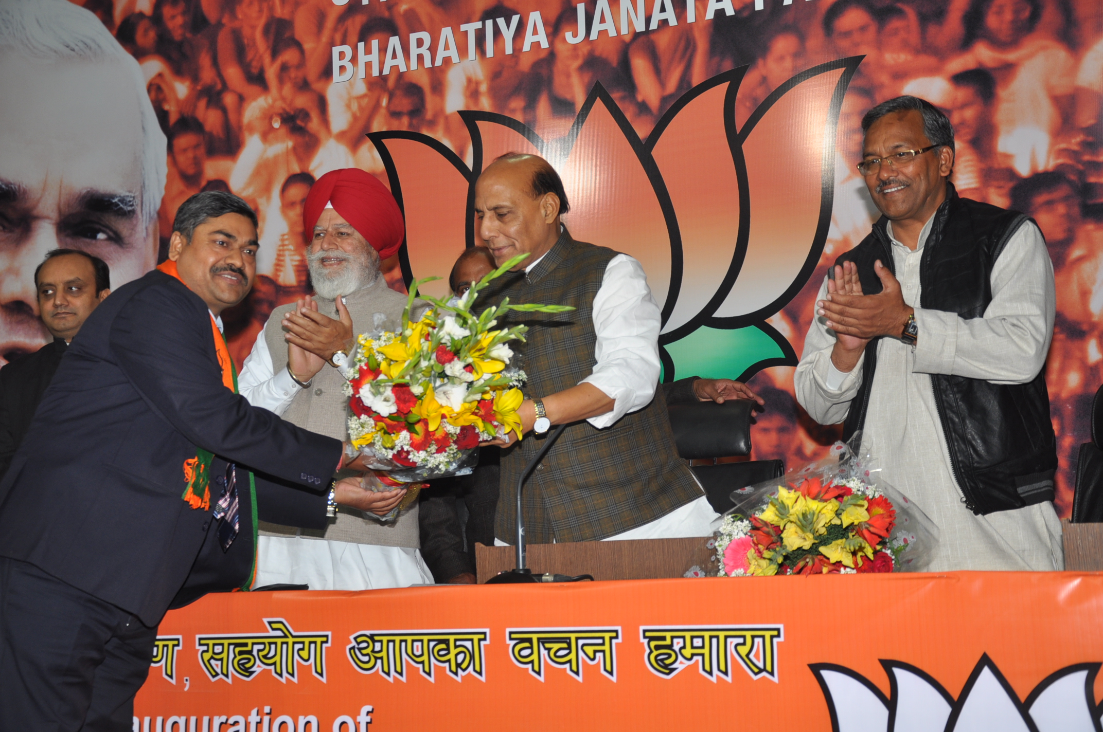 BJP President, Shri Rajnath Singh launched BJP Technocrat Cell to involve Engineers in nation building at 11, Ashoka Road, New Delhi on January 14, 2014