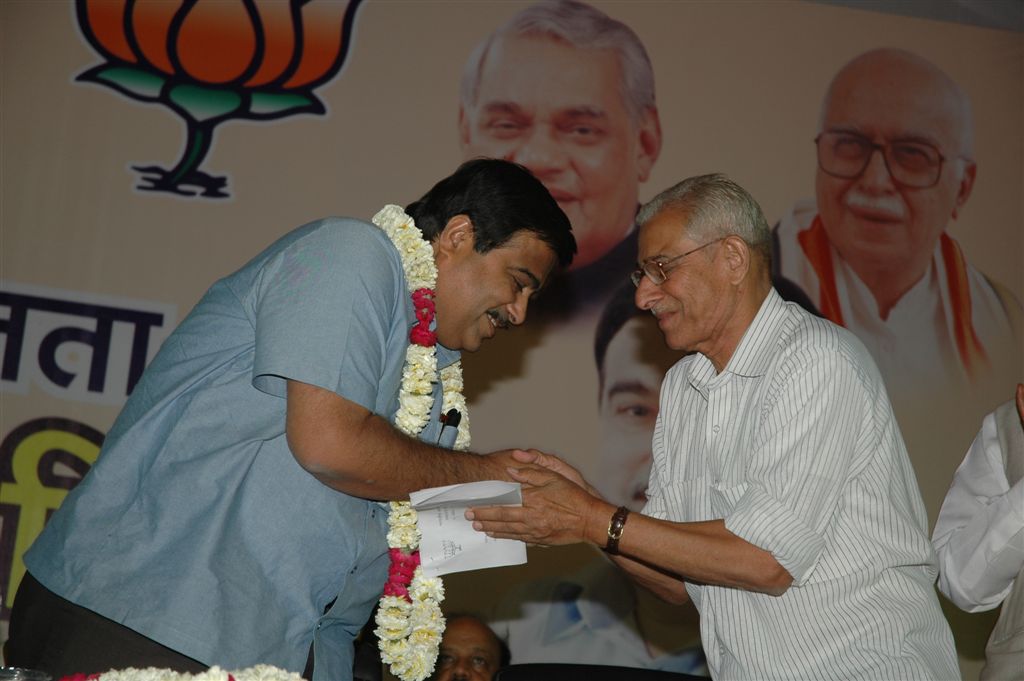 BJP Sthapana Diwas at Constitution Club, Rafi Marg, New Delhi on April 7, 2010