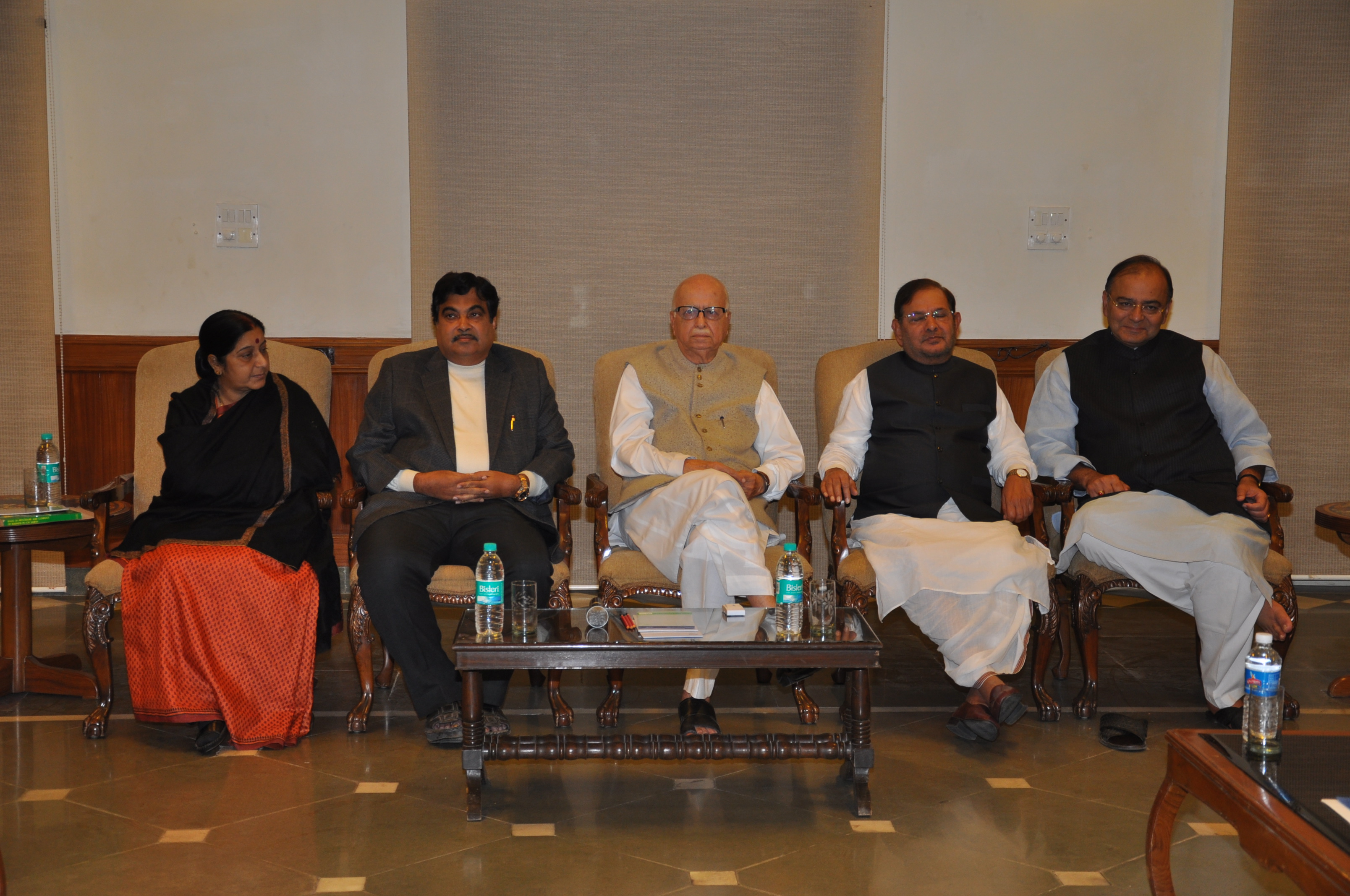 NDA meeting at Shri L.K. Advaniji's residence 30, Prithviraj Road on November 20, 2012