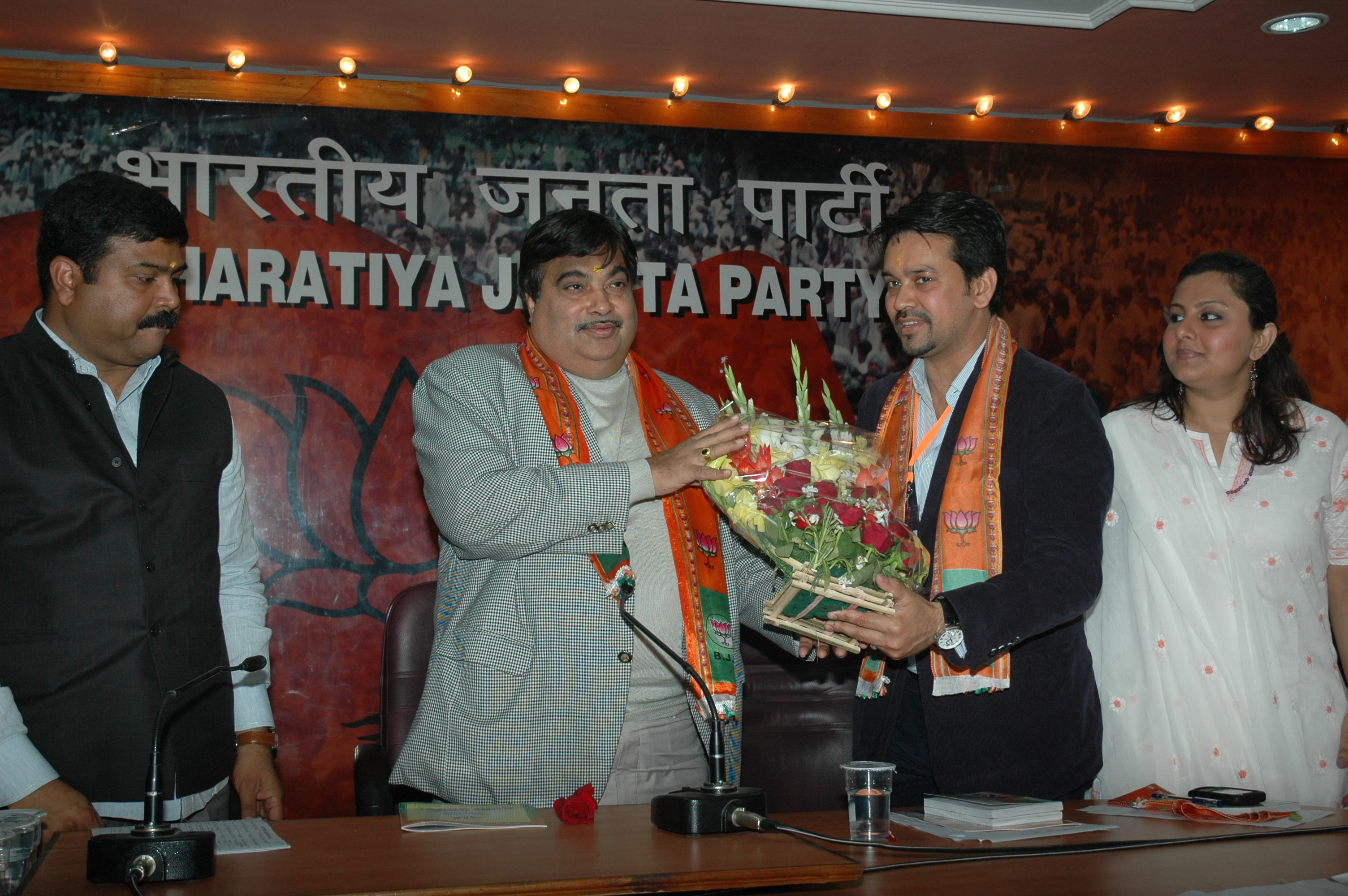 BJYM's National Executive Meeting at 11, Ashoka Road, on February 18, 2011