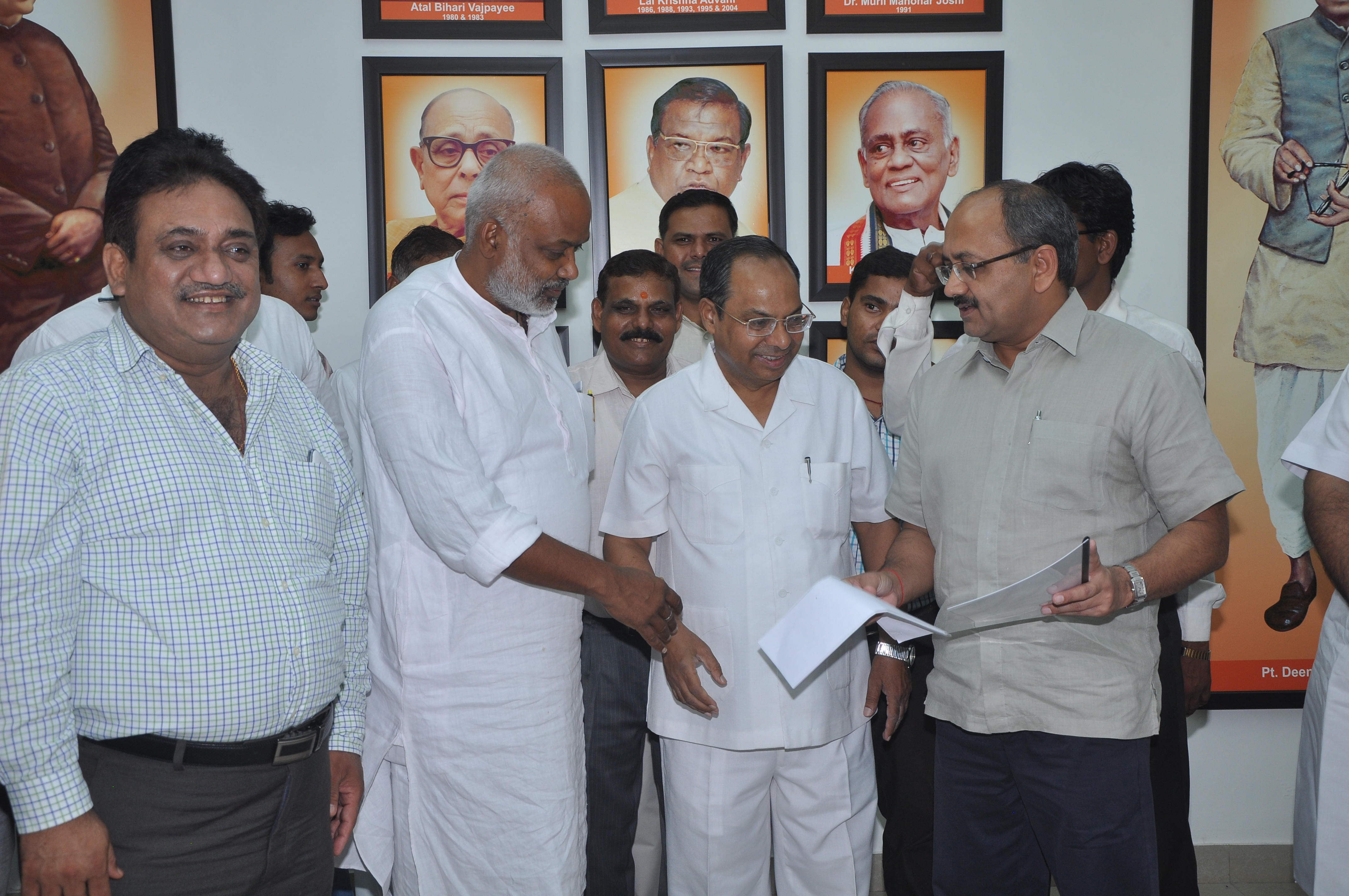 BJP SC Morcha President, Shri Sanjay Paswan regarding former Deputy Commissioner, Municipal Corporation of Delhi, Shri Ashok Rai Sahab Joining BJP on September 04, 2013