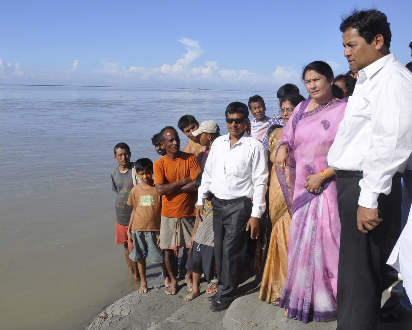 BJP National General Secretary, Smt. Kiran Maheshwari on Assam flood on July 03, 2012