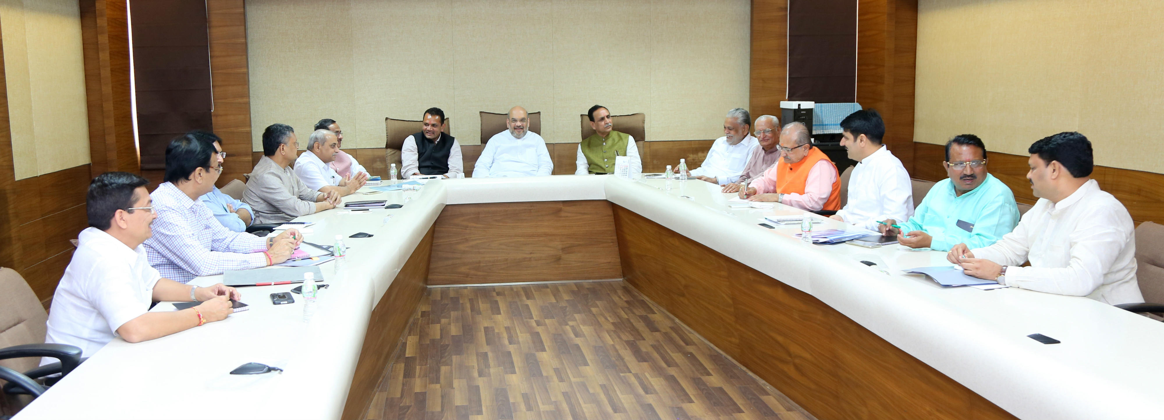 Gujarat BJP Core Group meeting in the presence of Hon. BJP National President, Shri Amit Shah at State BJP Office, Gandhinagar (Gujarat) on September 02, 2016