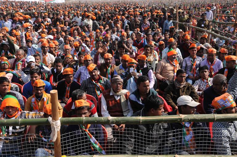 Hon'ble Prime Minister, Shri Narendra Modi addressing a public meeting at Dumka (Jharkhand) on December 15,2014