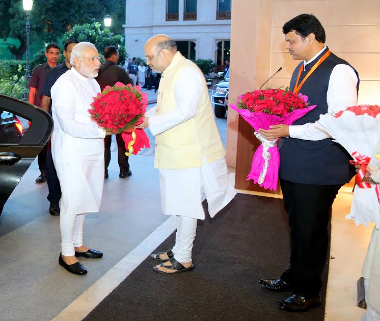 Hon’ble Prime Minister, Shri Narendra Modi concluding BJP Chief Ministers Conference at Maharashtra Sadan, K.G. Marg, New Delhi on August 27, 2016