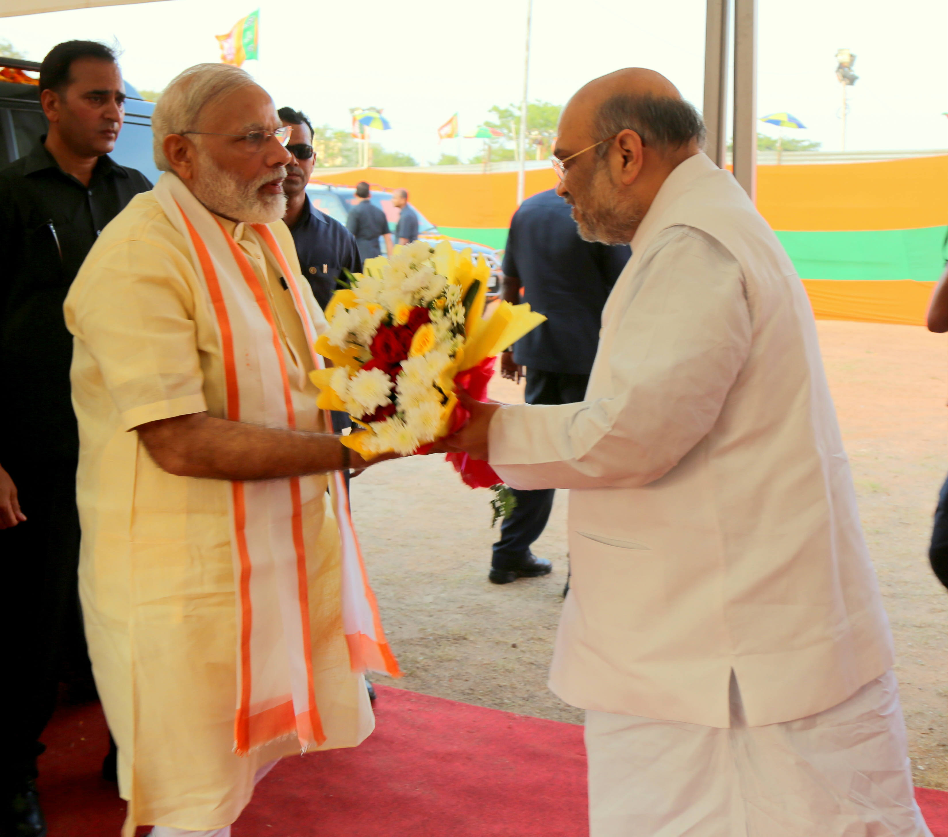 Inauguration of BJP National Executive Meeting at Janta Ground, Bhubaneswar (Odisha) on April 15, 2017