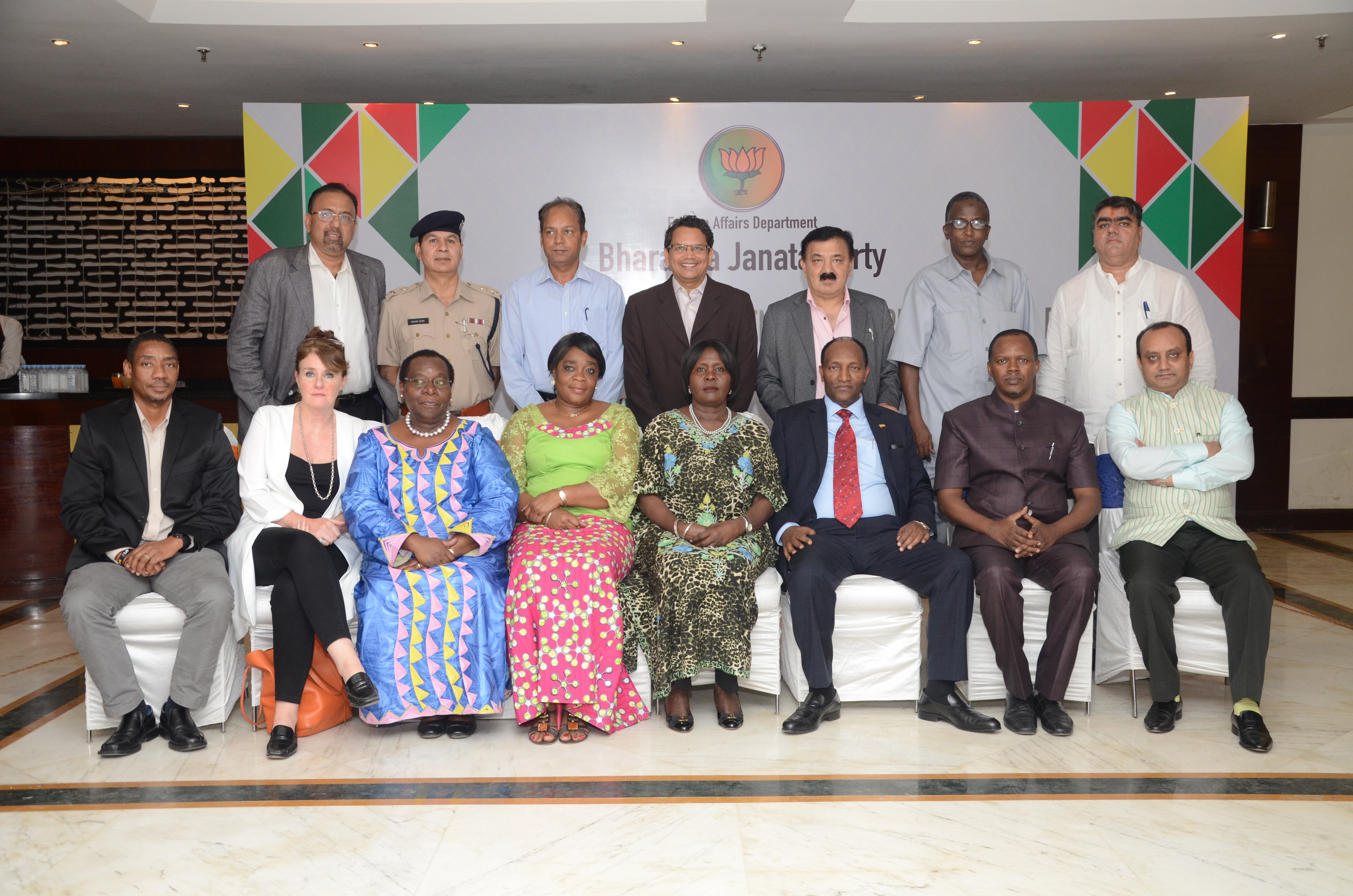 Informal meeting of the Dr. Vijay Chauthaiwale with the African heads of missions and senior officials of Delhi Police on June 11, 2016