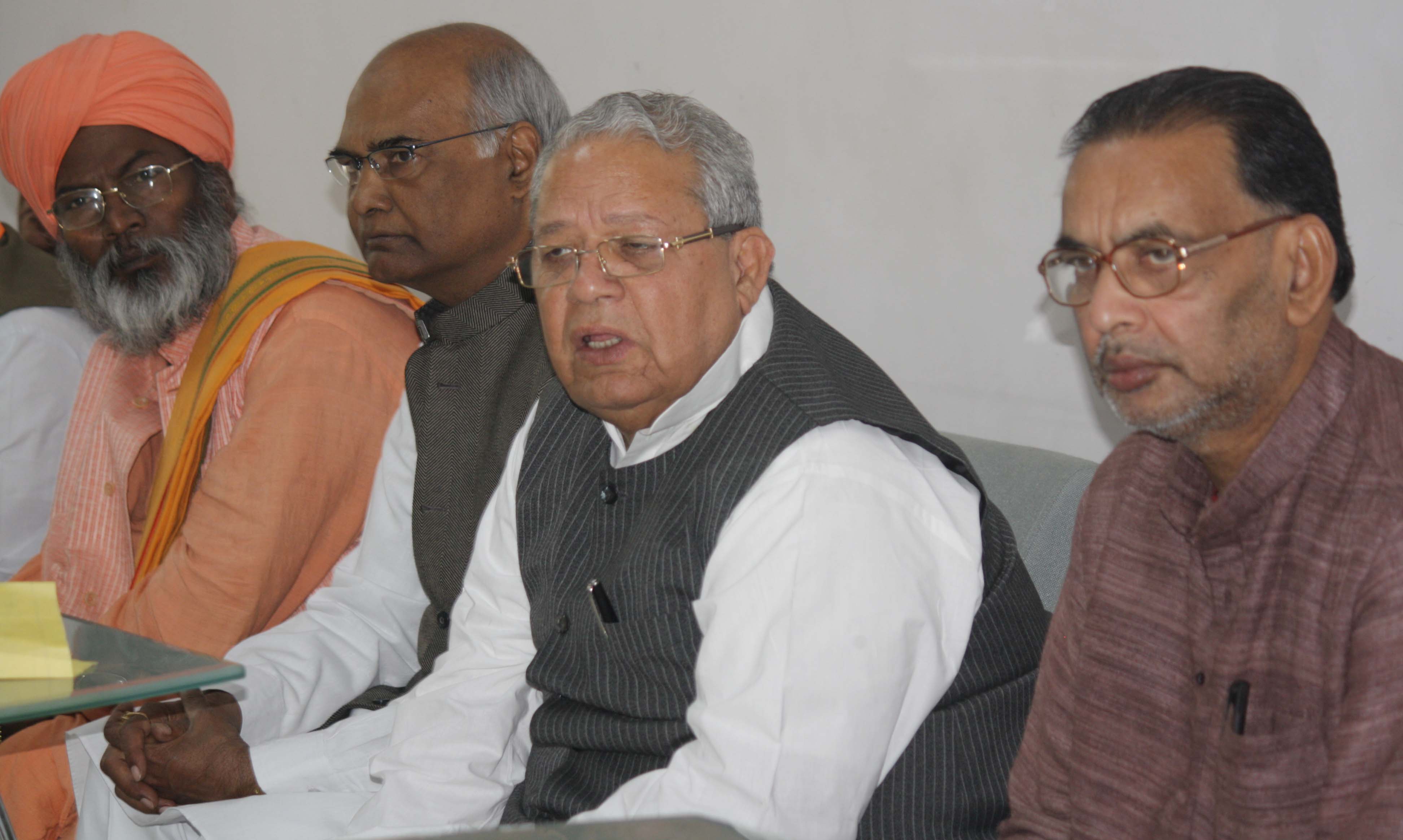 Shri Kalraj Mishra during Jan Swabhiman Yatra at Mainpuri (Uttar Pradesh) on November 12, 2011