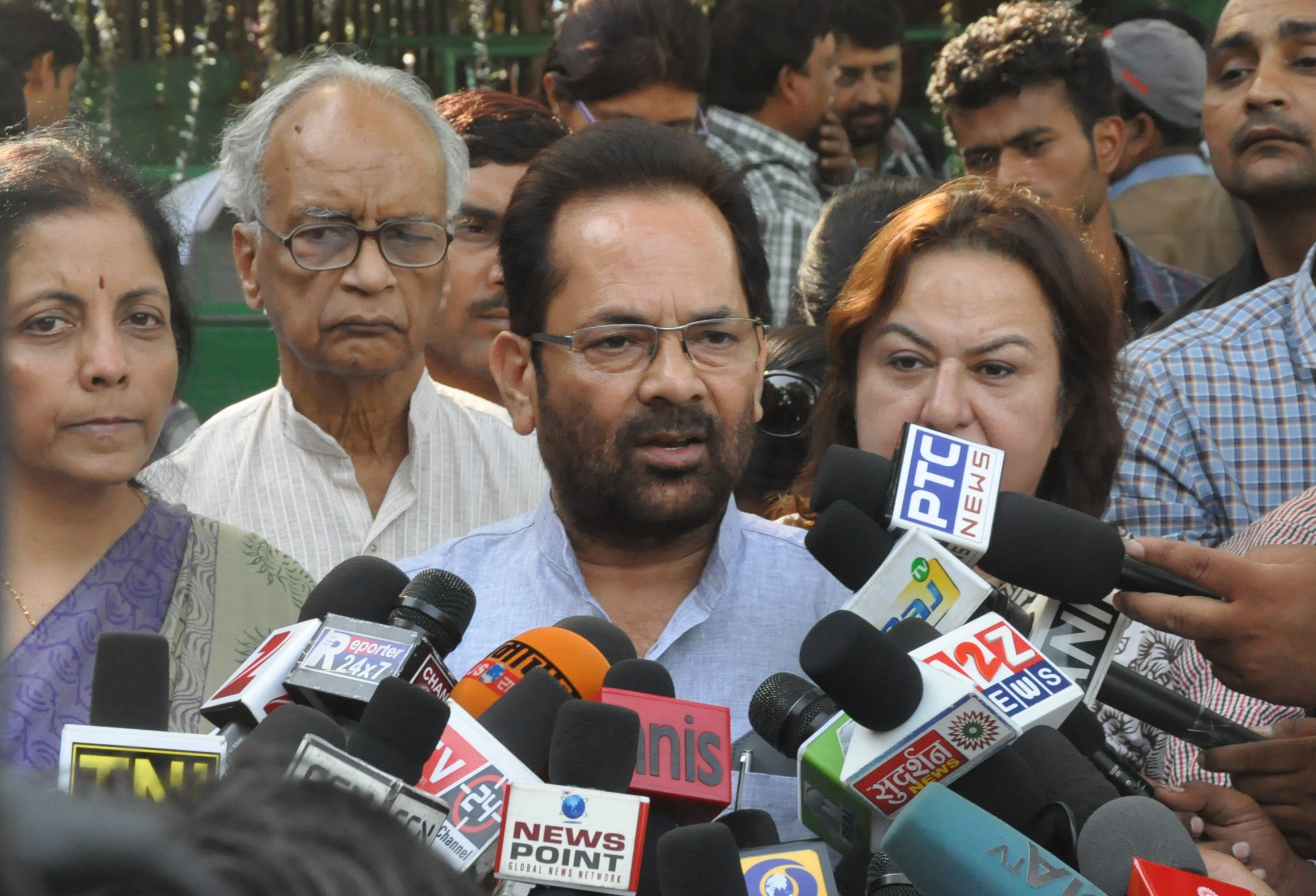 Memorandum submitted by BJP delegation led by Shri M.A. Naqvi to the ECI on April 22, 2014