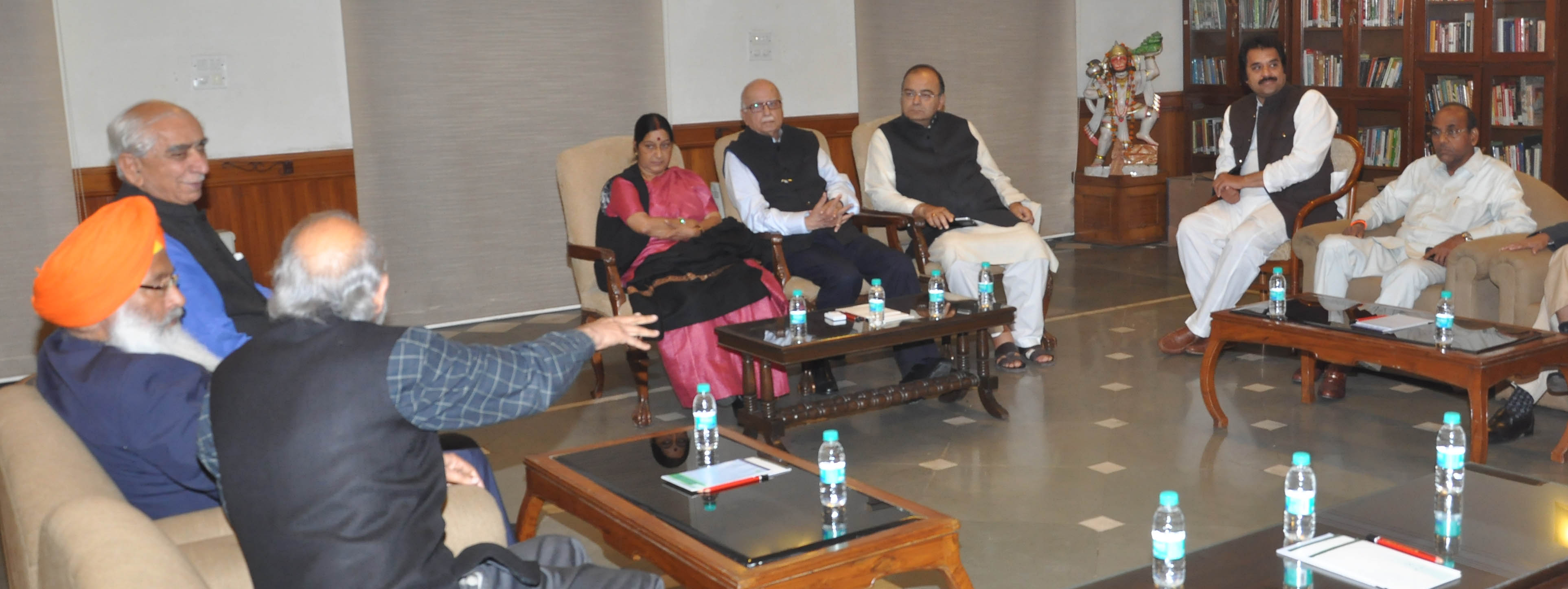 NDA meeting at Shri L.K. Advaniji's residence 30, Prithviraj Road, New Delhi on February 4, 2014