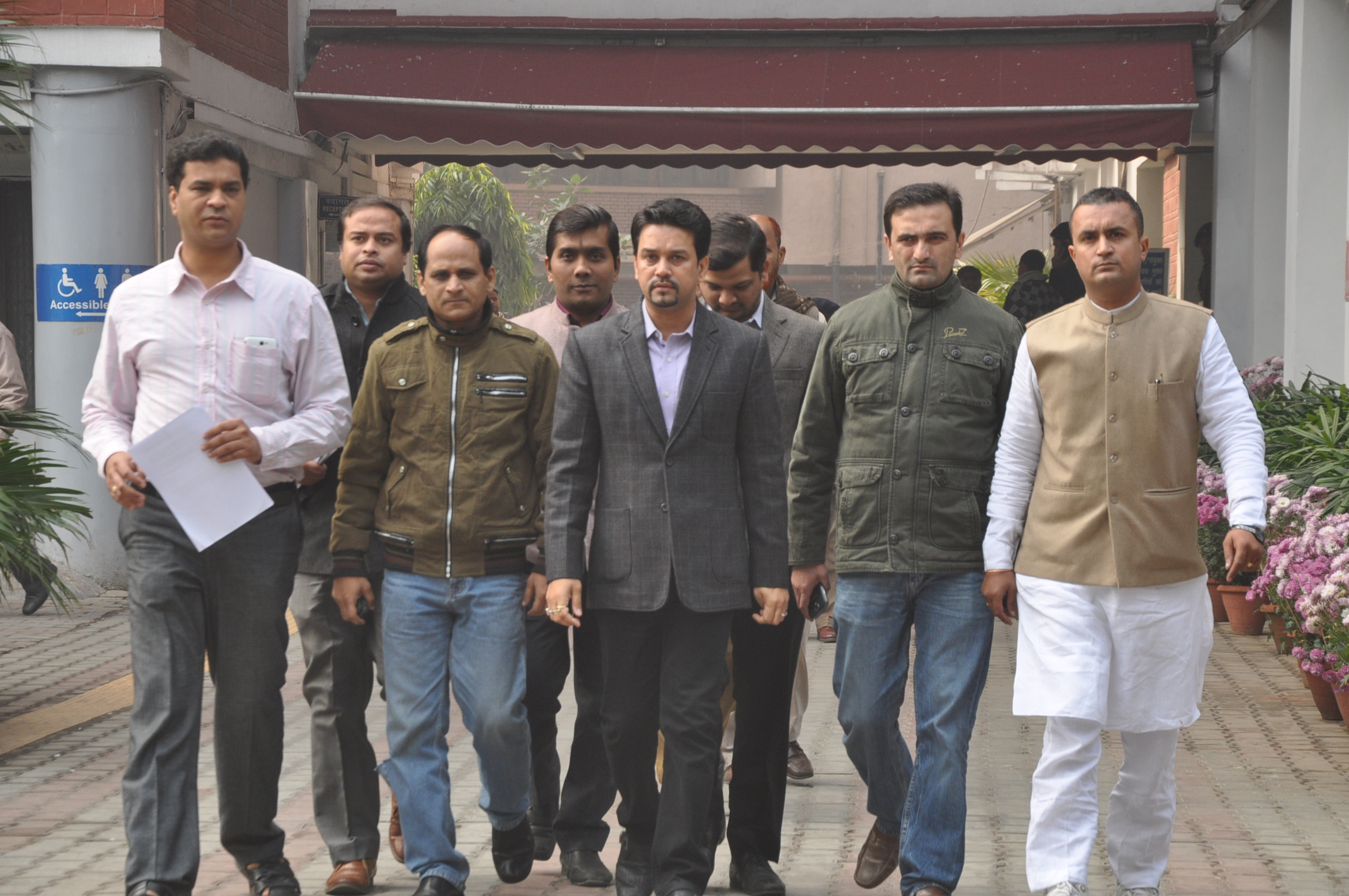 BJP Yuva Morcha President, Shri Anurag Thakur to Chief Election Commissioner on January 1, 2014