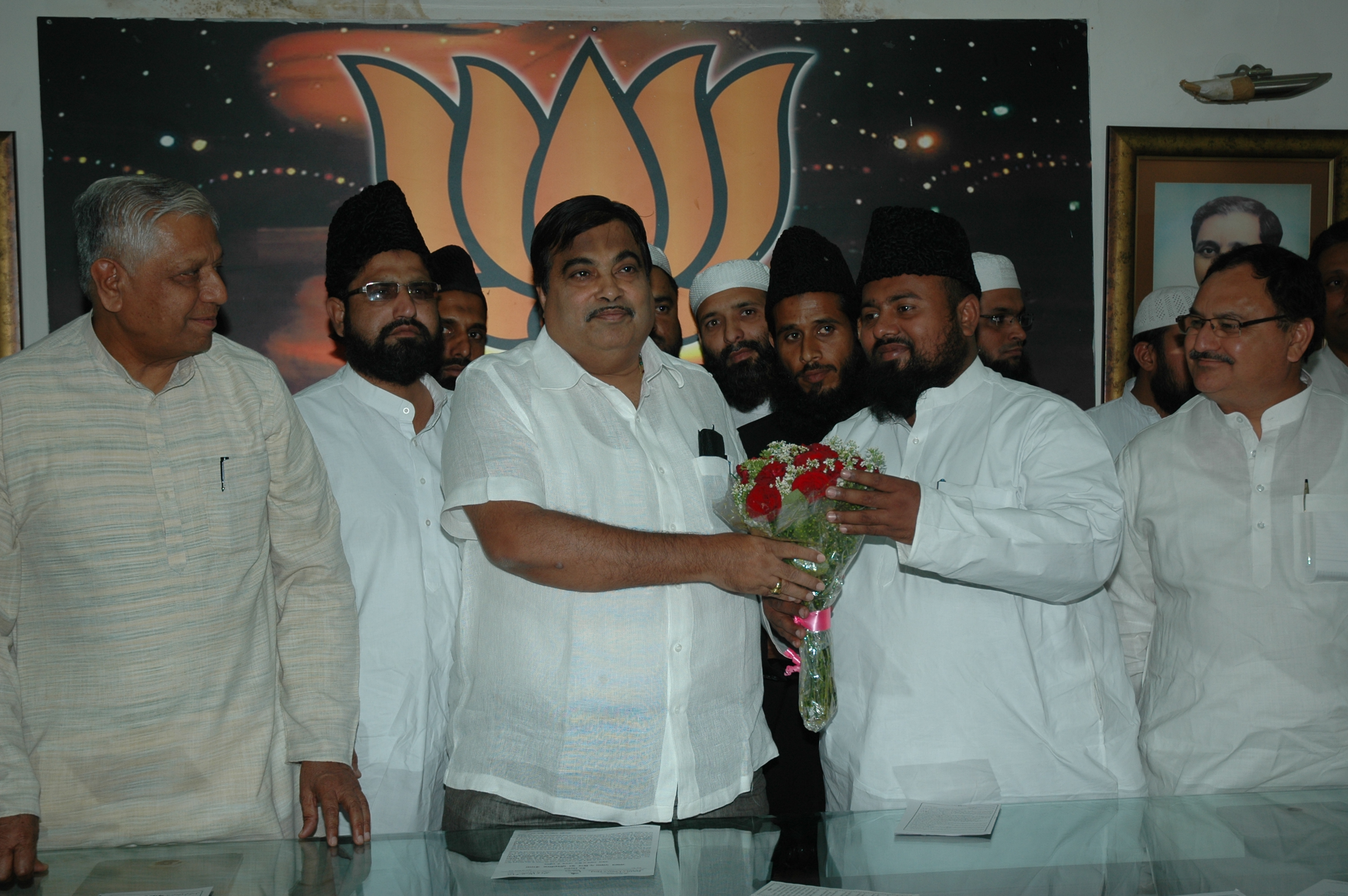 Decision of Jamaat-e-Ulama-e-Hind to join BJP at 11, Ashoka Road, on April 06, 2011