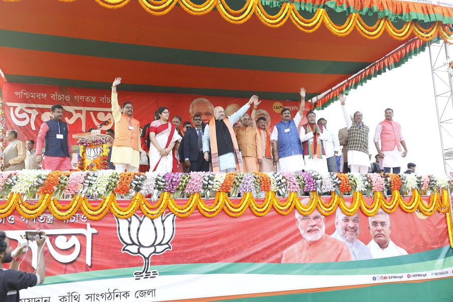 BJP National President Shri Amit Shah addressing a public meeting at Contai, Purba Medinipur (West Bengal)