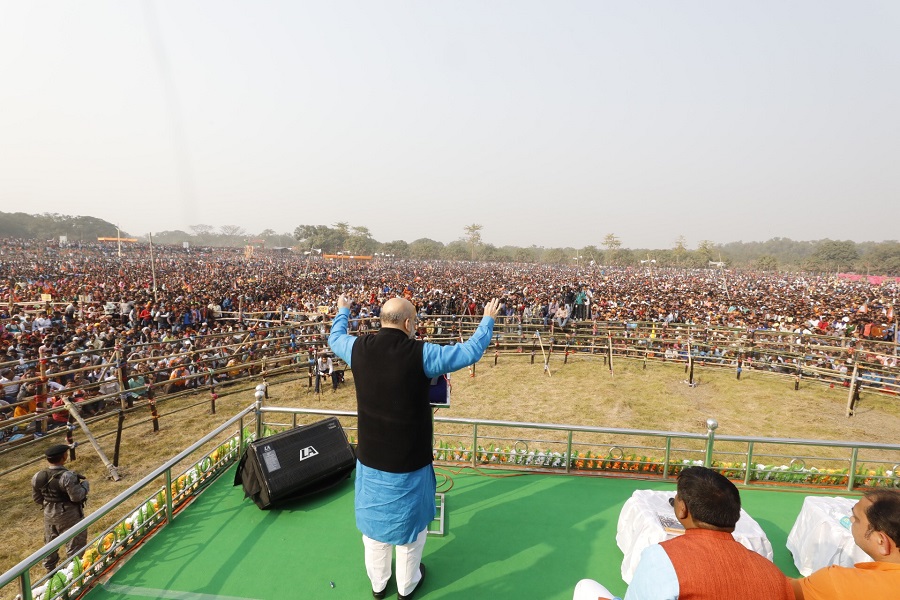 BJP National President, Shri Amit Shah addressing a public meeting in Malda (West Bengal)