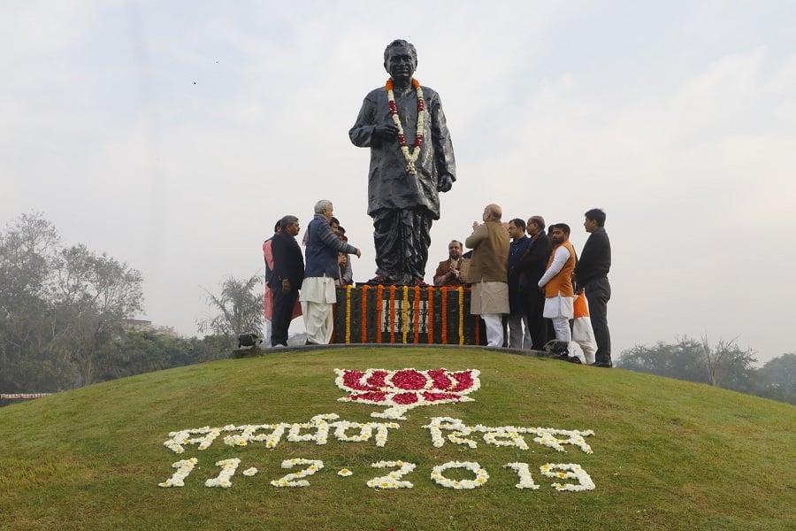  BJP National President, Shri Amit Shah addressing Samarpan Diwas Programme at Pt. Deendayal Upadhyay Park, DDU Marg, New Delhi