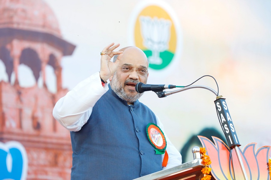   BJP National President Shri Amit Shah addressing Shakti Kendra Pramukh Sammelan in Palakkad (Kerala)