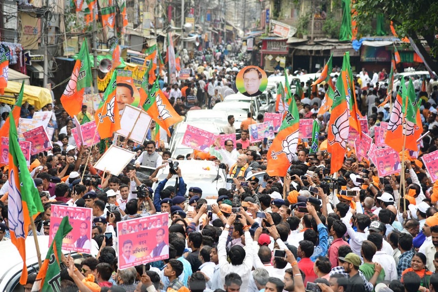 Photographs : BJP National President Shri Amit Shah launched Maha Jansampark Abhiyan of BJP Madhya Pradesh Unit in Indore, Madhya Pradesh