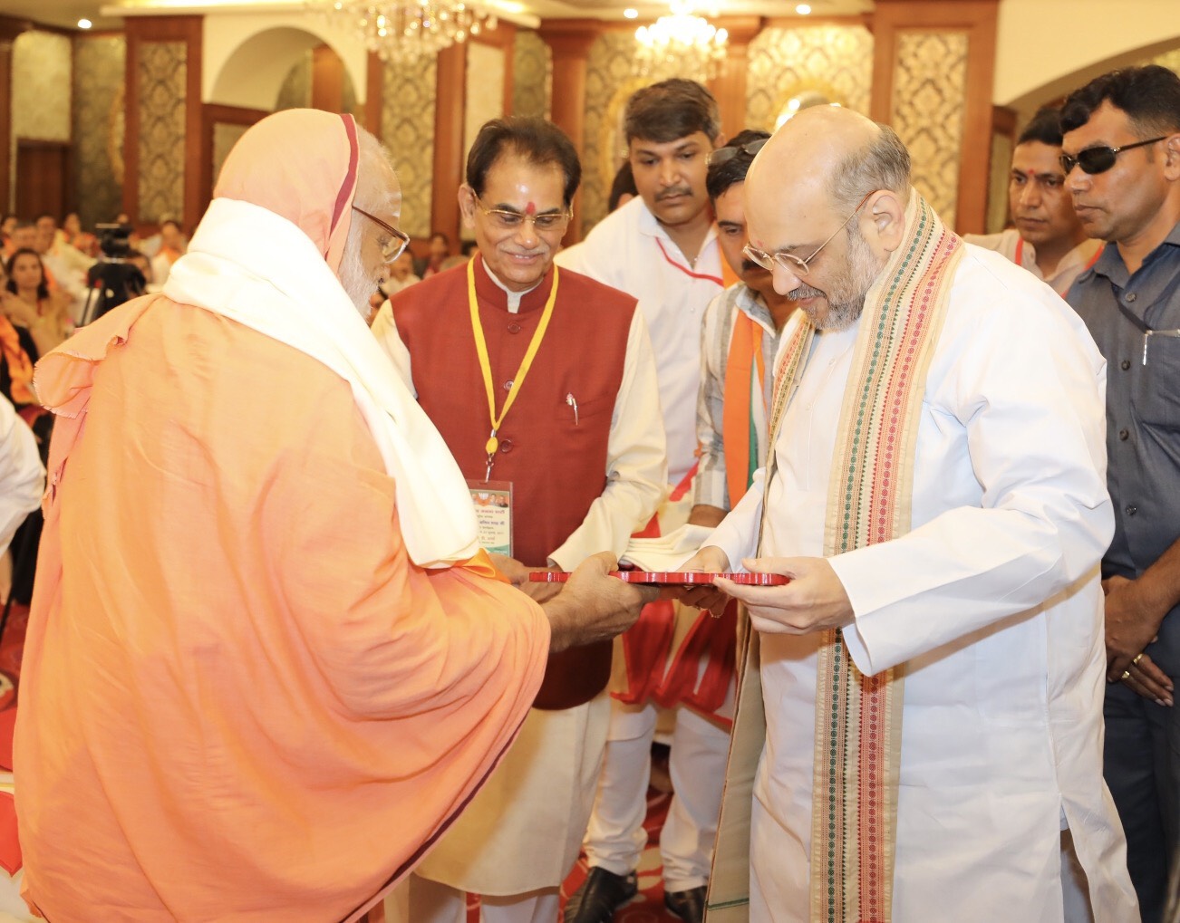 BJP President, Shri Amit Shah addressing a meeting of Saints and Eminent Citizens in Jaipur (Rajasthan) on 22 July 2017